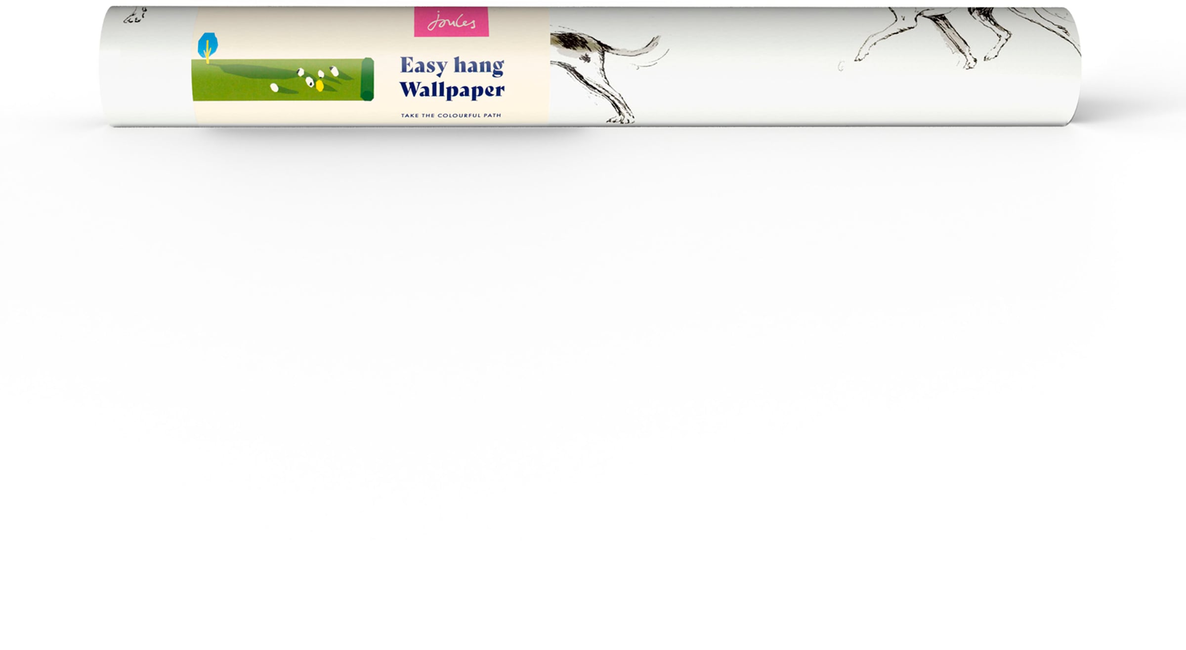 Joules Vliestapete »Sketchy Dogs Crème« animal print glatt animal print