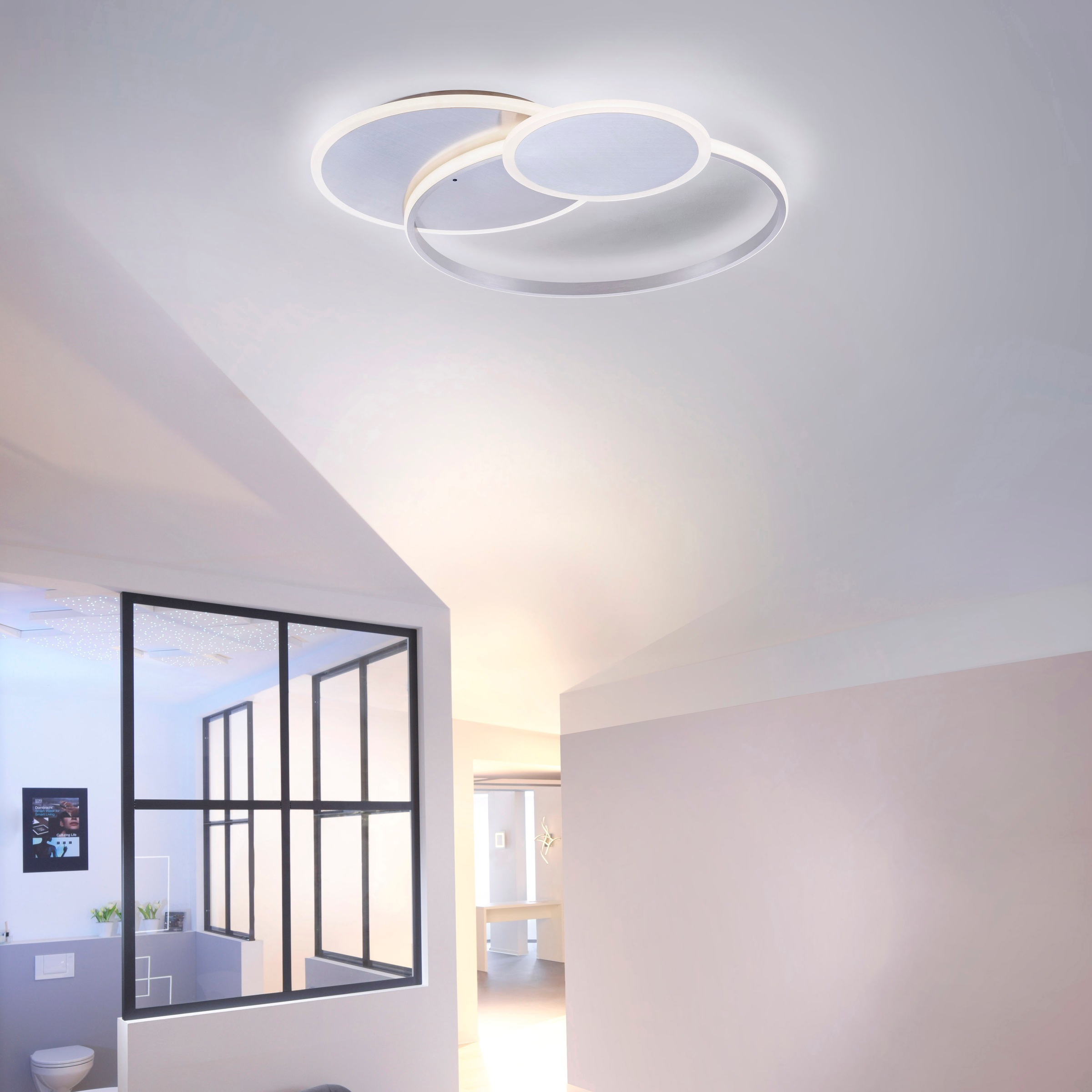 Paul Neuhaus LED Deckenleuchte »EMILIO«, 1 flammig, Leuchtmittel LED-Board | LED fest integriert, Fernbedienung, Infrarot inkl.