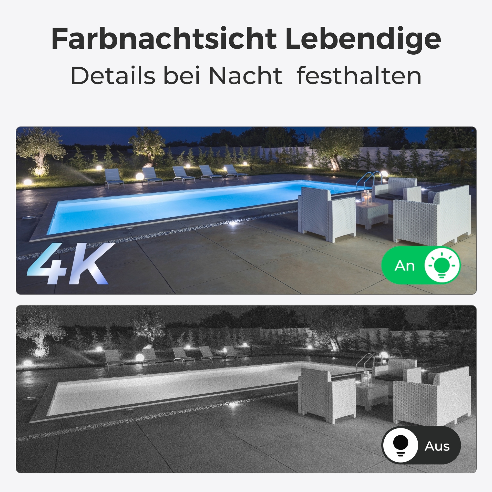 Reolink Überwachungskamera »NVS8-8MB4 - 4K UHD Sicherheitssystem, 8-Kanal NVR«, Außenbereich, 30m scharfe Nachtsicht, 24/7 Aufnahme, intelligente Erkennung