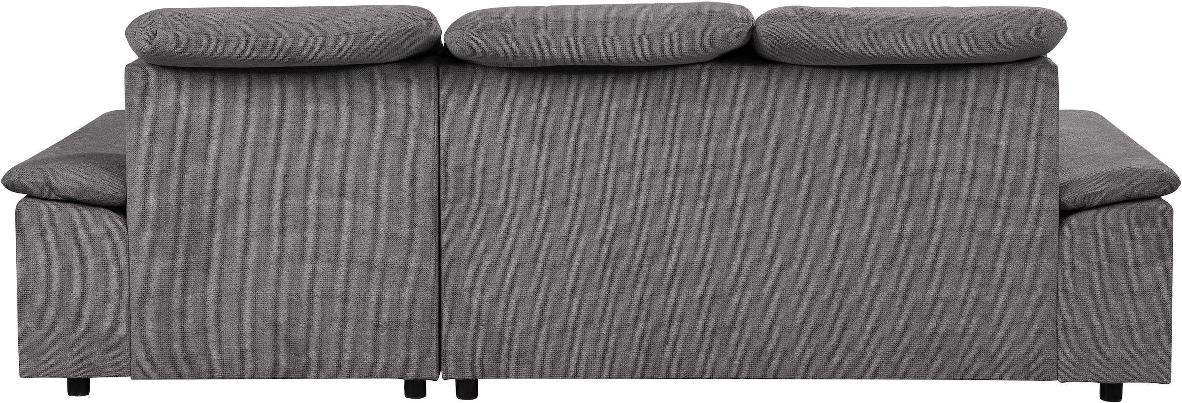 WERK2 Ecksofa Carmen, Sofa, Eckcouch mit Schlaffunktion, Bettkasten und Sitztiefenverstellung