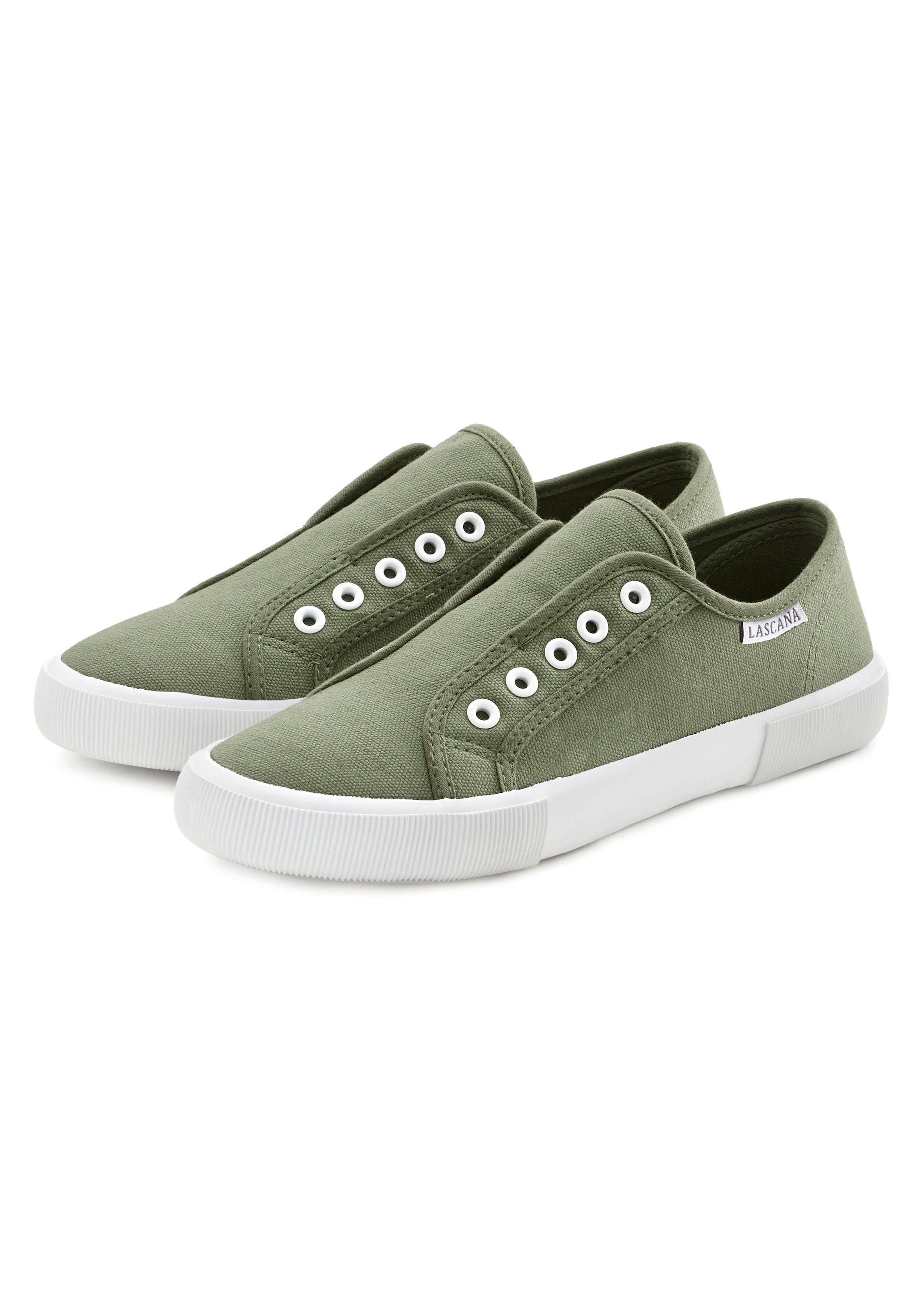 LASCANA Sneaker »Slip-On-Sneaker«, Slipper, Halbschuh, bequem zum Reinschlüpfen