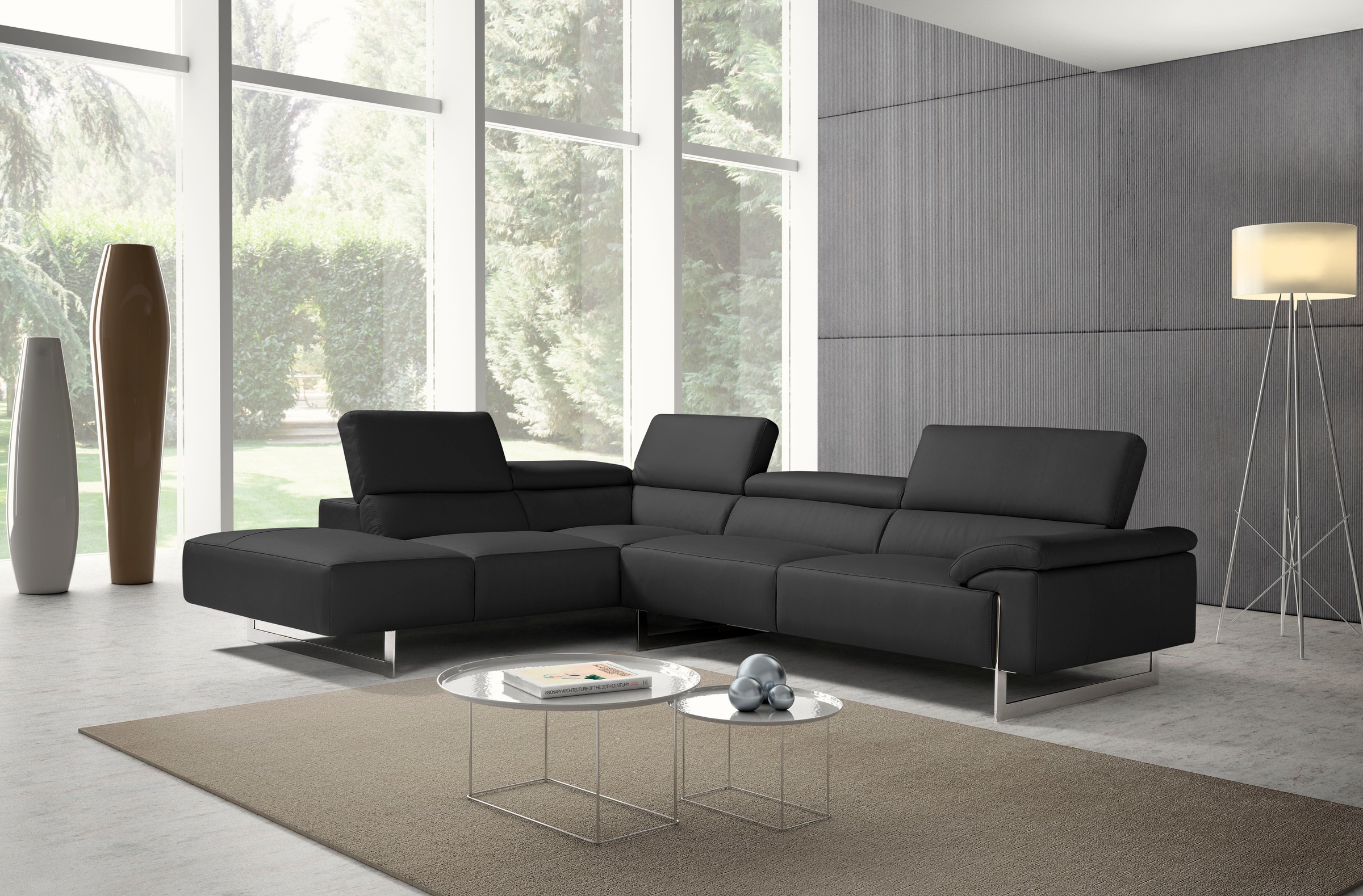 Egoitaliano Ecksofa "Malika, elegant und bequem, Designsofa, L-Form", mit O günstig online kaufen