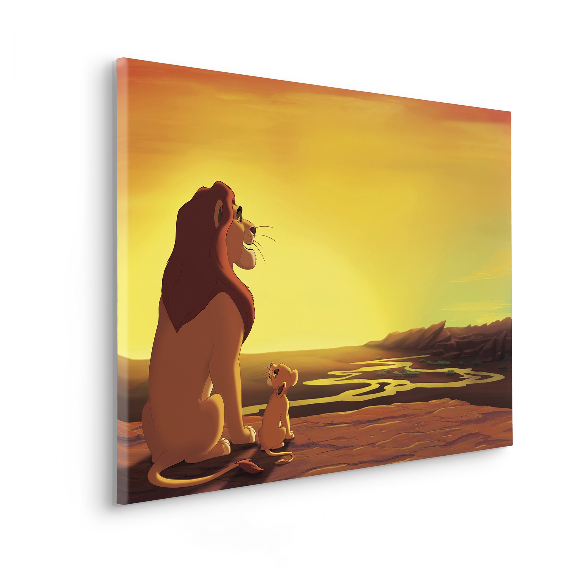 Komar Leinwandbild »Disney The Lion King Your Kingdom«, Disney, (Set, 1 St.), 90 x 60 cm (Breite x Höhe) - Kinderzimmer, Dekoration
