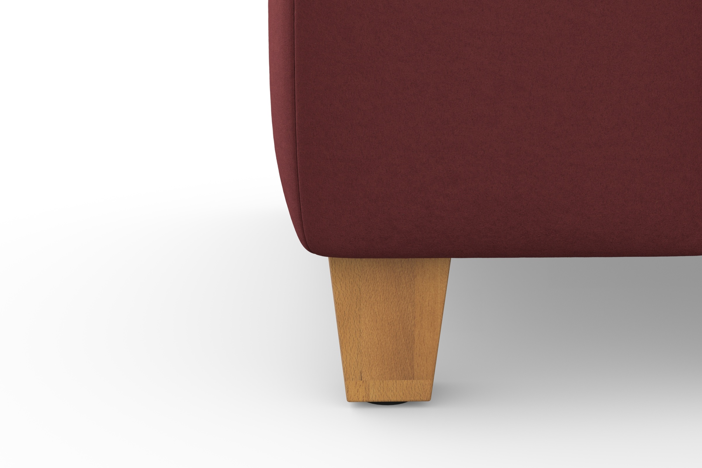sit&more Ecksofa »Westham L-Form«, mit Recamiere, mit oder ohne Bettfunktion, Bettkasten, Füße Eiche