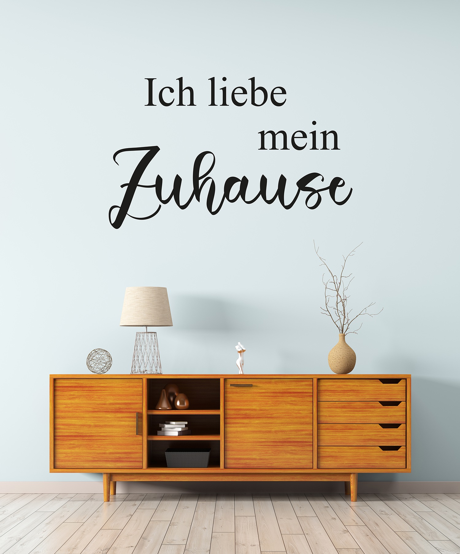 my home Wandtattoo »Ich liebe mein Zuhause«, (1 St.), Wandaufkleber, selbst günstig online kaufen