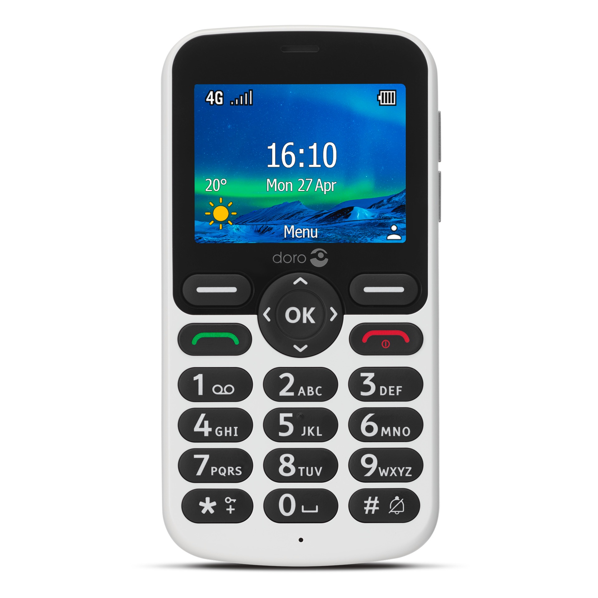 Doro Handy »5860«, Schwarz/Weiß