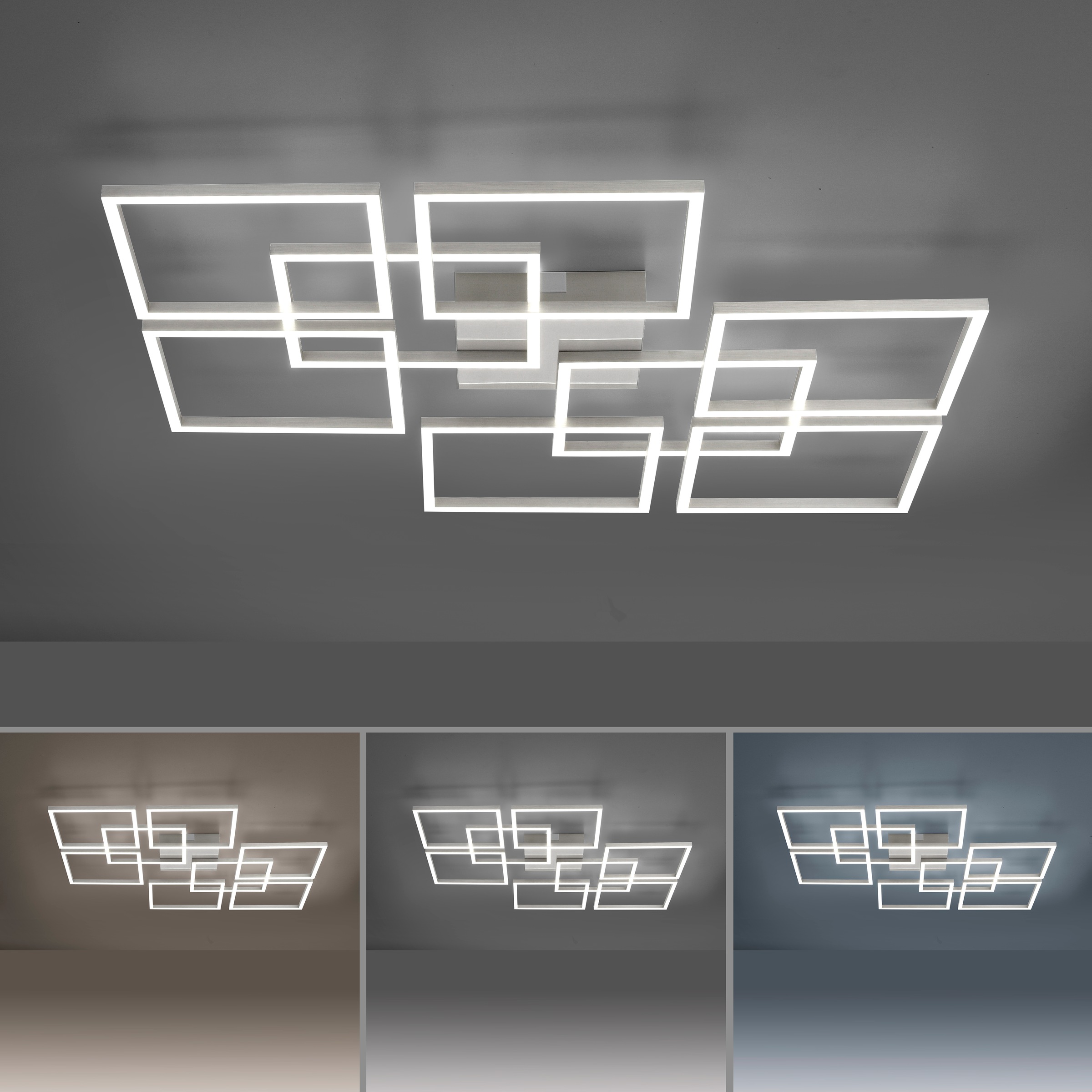 Neuhaus Q SMART HOME LIGHTS LED Deckenleuchte »Q-INIGO« LED-Board 1 Stk. warmweiß - kaltweiß