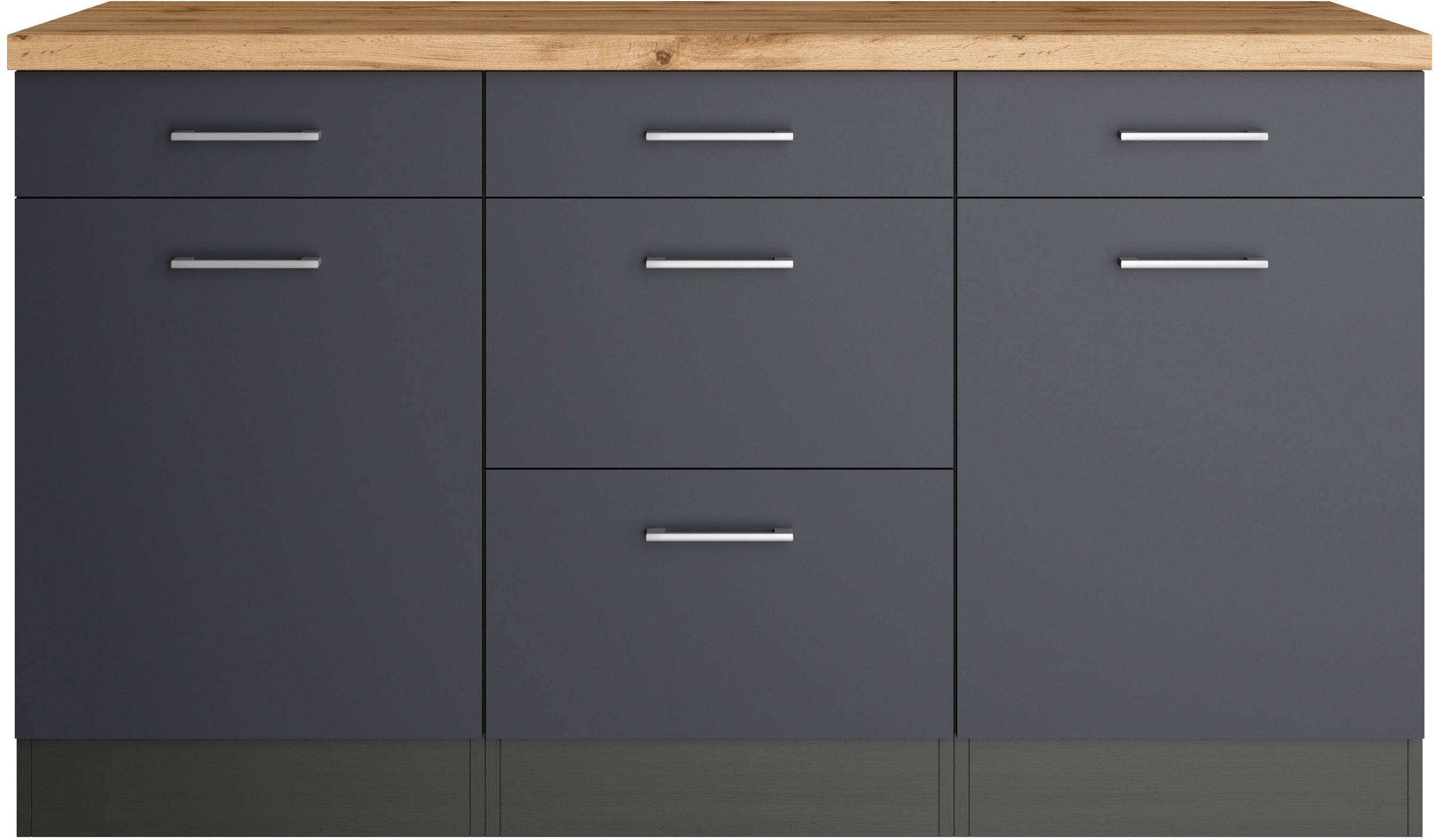 KOCHSTATION Unterschrank »KS-Milan«, HELD Möbel, Unterschrank 150 cm, matte günstig online kaufen
