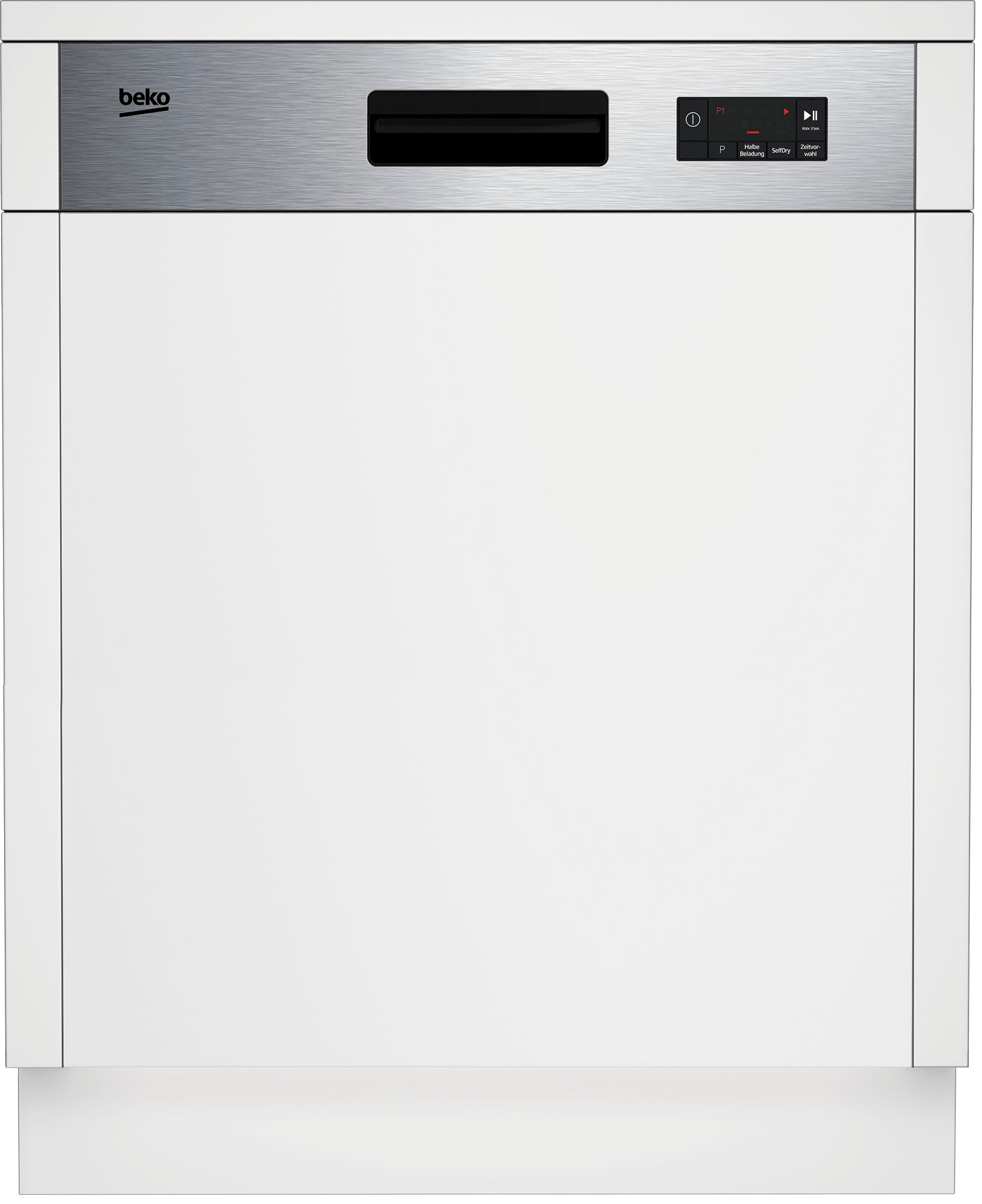 BEKO teilintegrierbarer Geschirrspüler »BDSN15O30X 7688901677«, 14 Maßgedecke, hocheinbaufähig