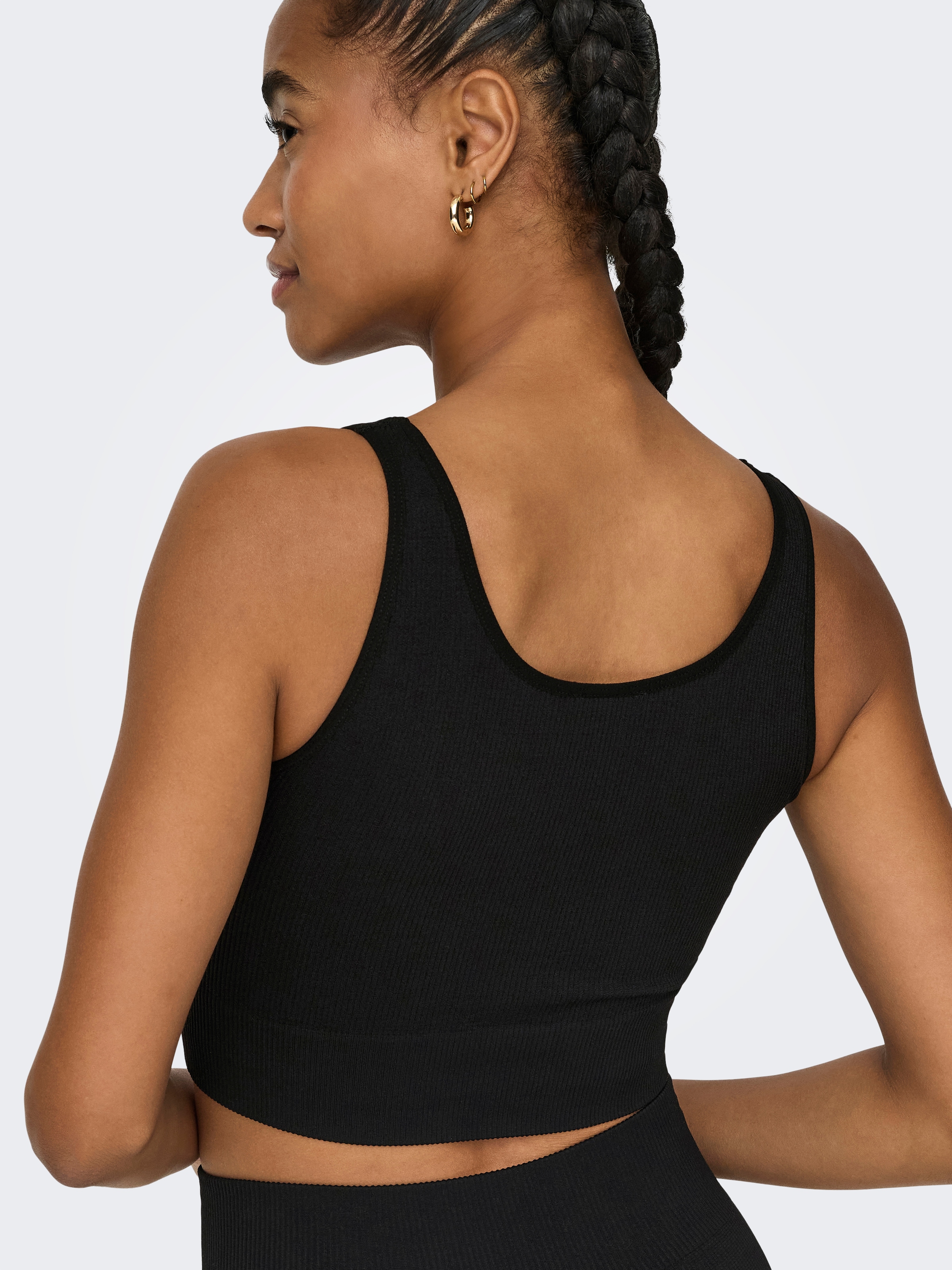 ONLY Play Trainingstop »ONPJAIA LIFE« Cropped Fit, in feiner Rippstruktur