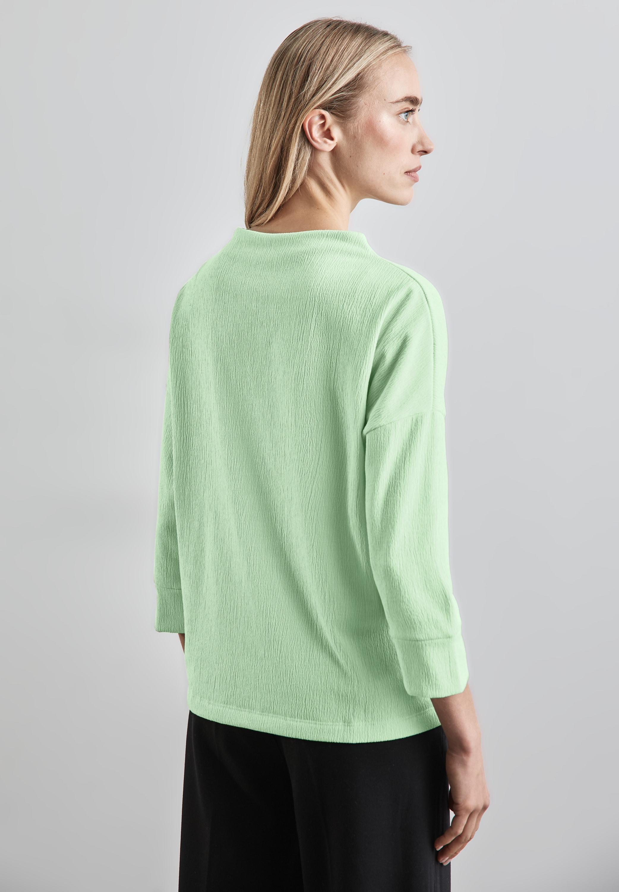 STREET ONE 3/4-Arm-Shirt, mit Struktur
