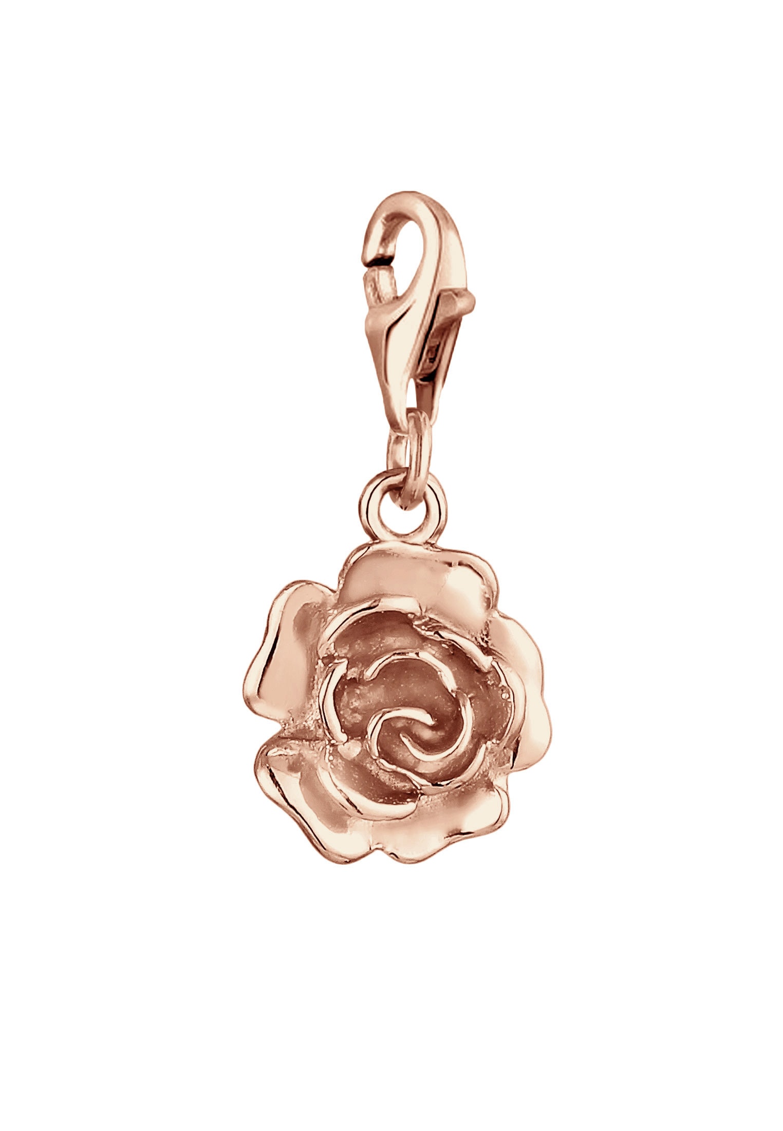 Nenalina Charm-Einhänger »Anhänger Rose Blume Floral Blüte 925 Silber«