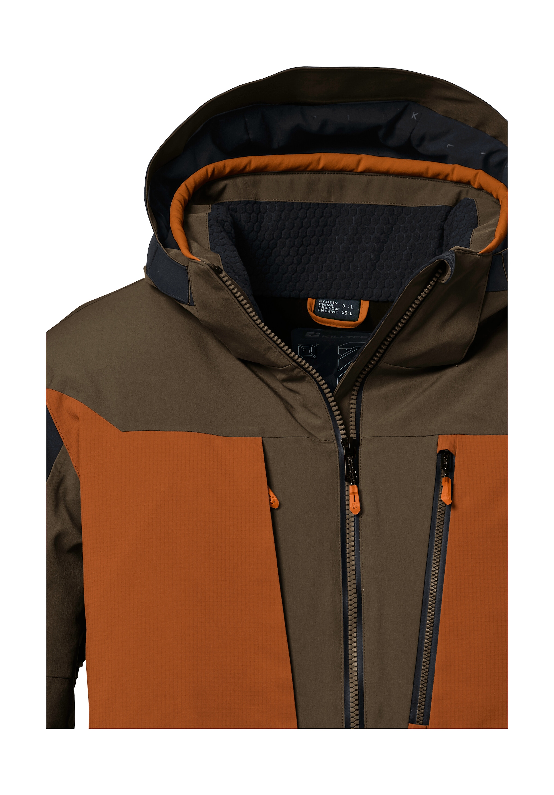 Killtec Skijacke »KSW 47 MN SKI JCKT«, Wasserdichte Herrenjacke, atmungsaktiv, abnehmbare Kapuze