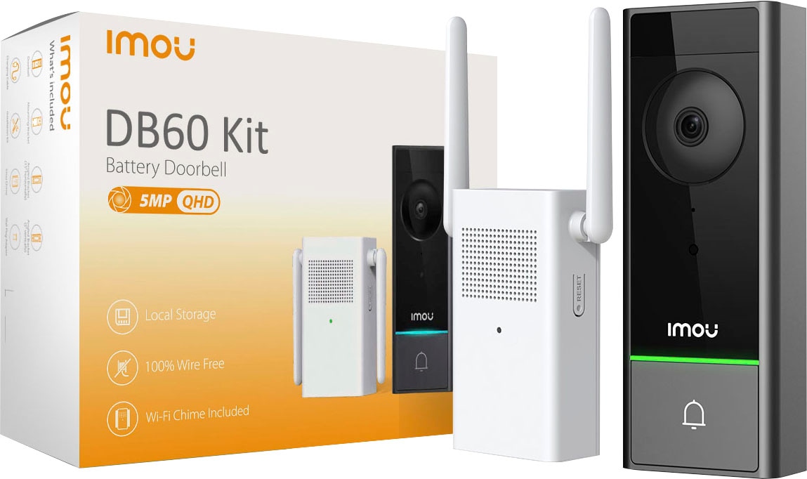 Imou Überwachungskamera »Smart Kamera-Türklingel DB60 Kit« Außenbereich