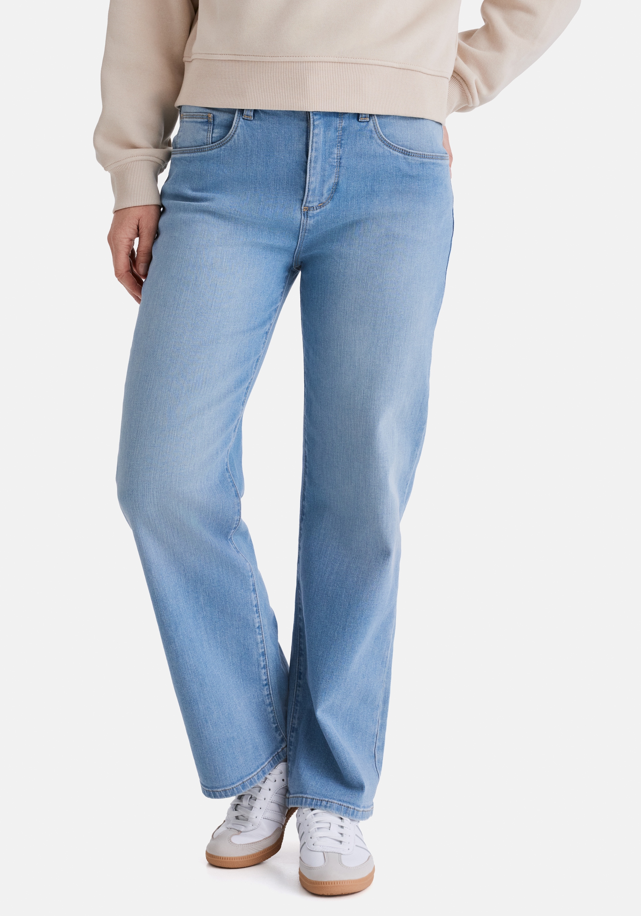 STOOKER WOMEN 5-Pocket-Jeans »MARY Denim 5-Pocket Hose« Wide Leg Fit Casual Clean Wash Stretch für Damen