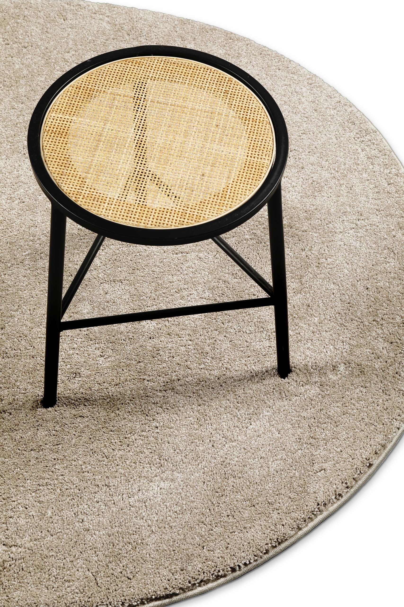 Wecon home Basics Hochflor-Teppich »Nova«, rund, 25 mm Höhe, Shaggy, gewebt, robust, Wohnzimmer, Schlafzimmer