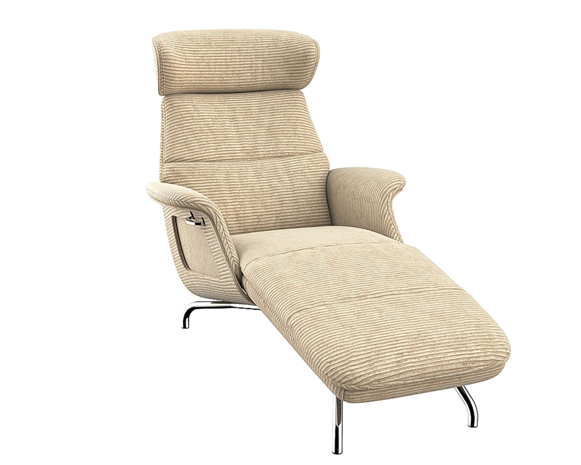 FLEXLUX Loungesessel »Clement Chaislongue, Relaxstuhl, Liegesessel,«, Rücke günstig online kaufen