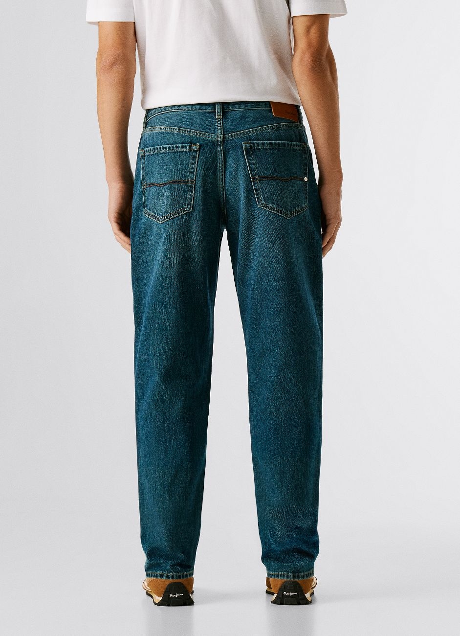 Pepe Jeans 5-Pocket-Jeans »TAPERED JEANS CAMDEN« aus Baumwoll-Denim, tiefer Schritt