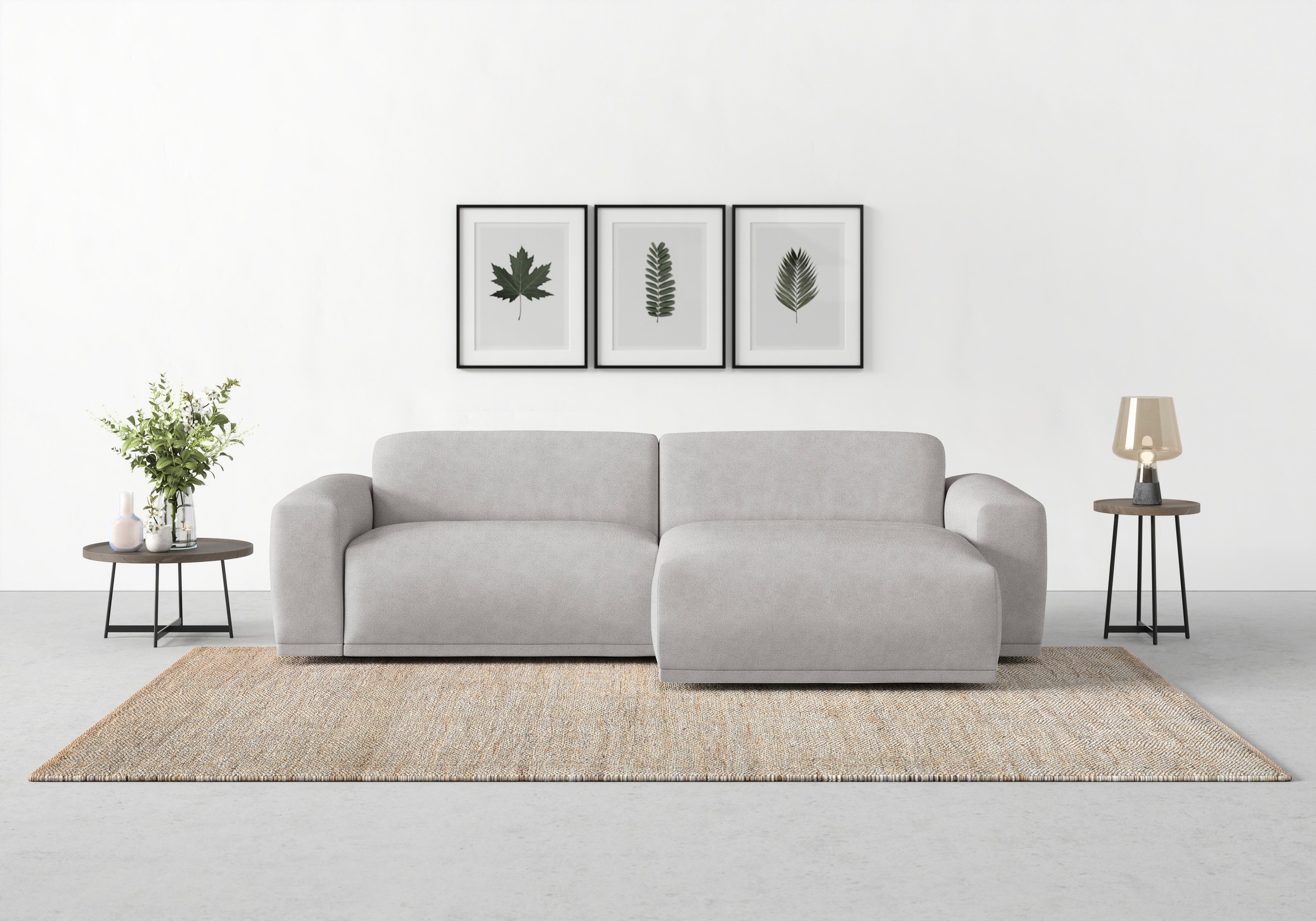 TRENDMANUFAKTUR Ecksofa "Braga, mit hochwertigem Kaltschaum, L-Form, in Cor günstig online kaufen