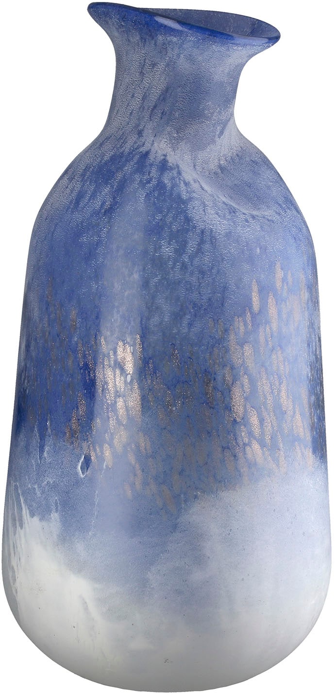 GILDE Tischvase »Vase Azur blau H. 37 cm«