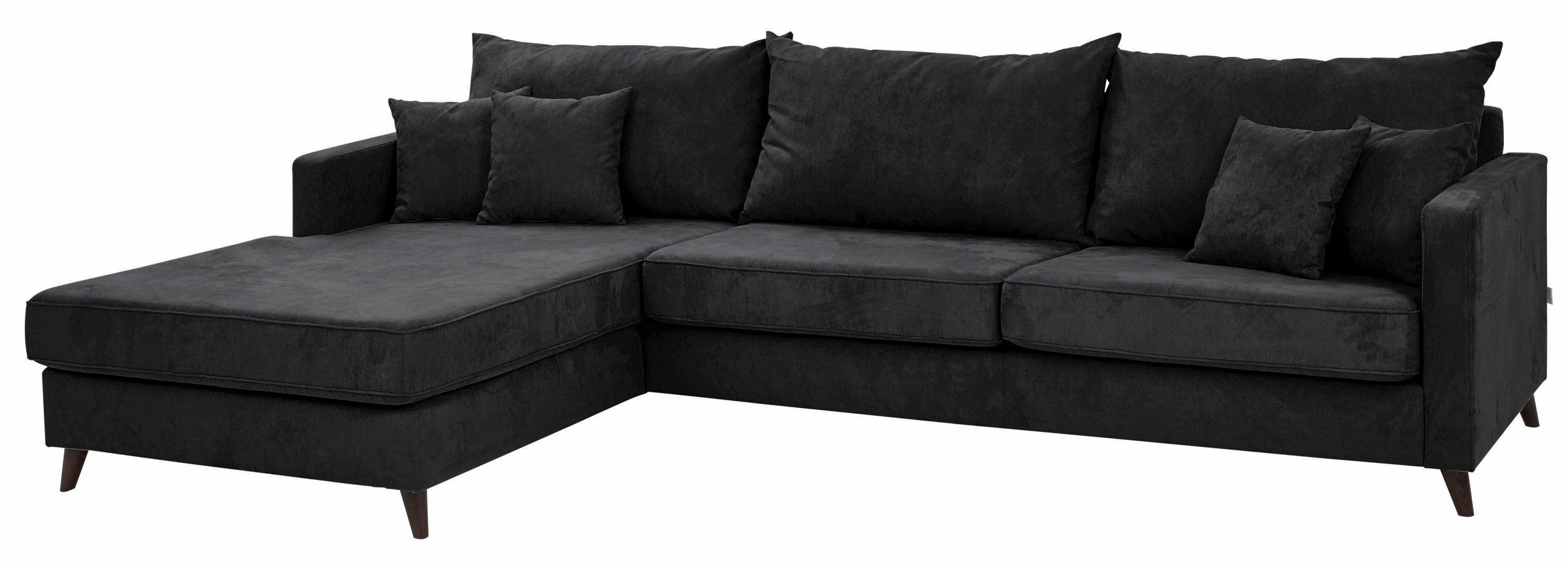 Home affaire Ecksofa »Renesse L-Form« lose Kissen, Keder an Sitzkissen günstig online kaufen