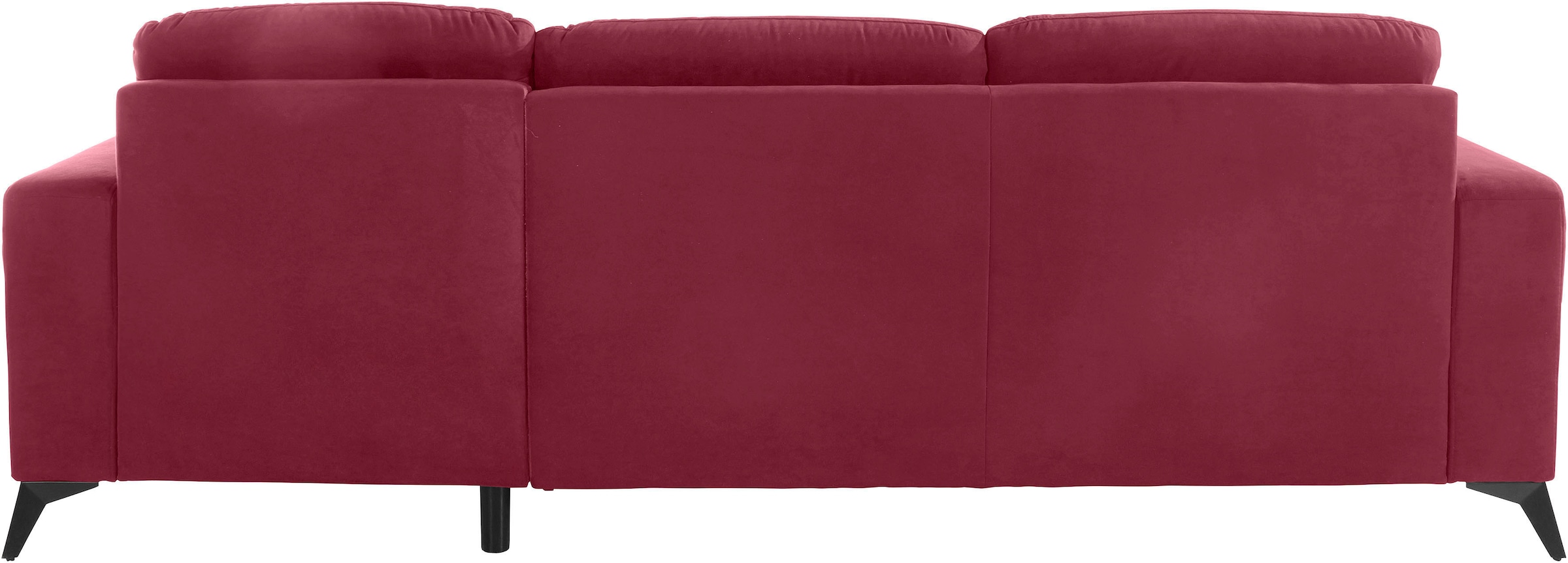 Home affaire Ecksofa »Lolland L-Form« Wahlweise mit Bettfunktion und Bettkasten, Federkern