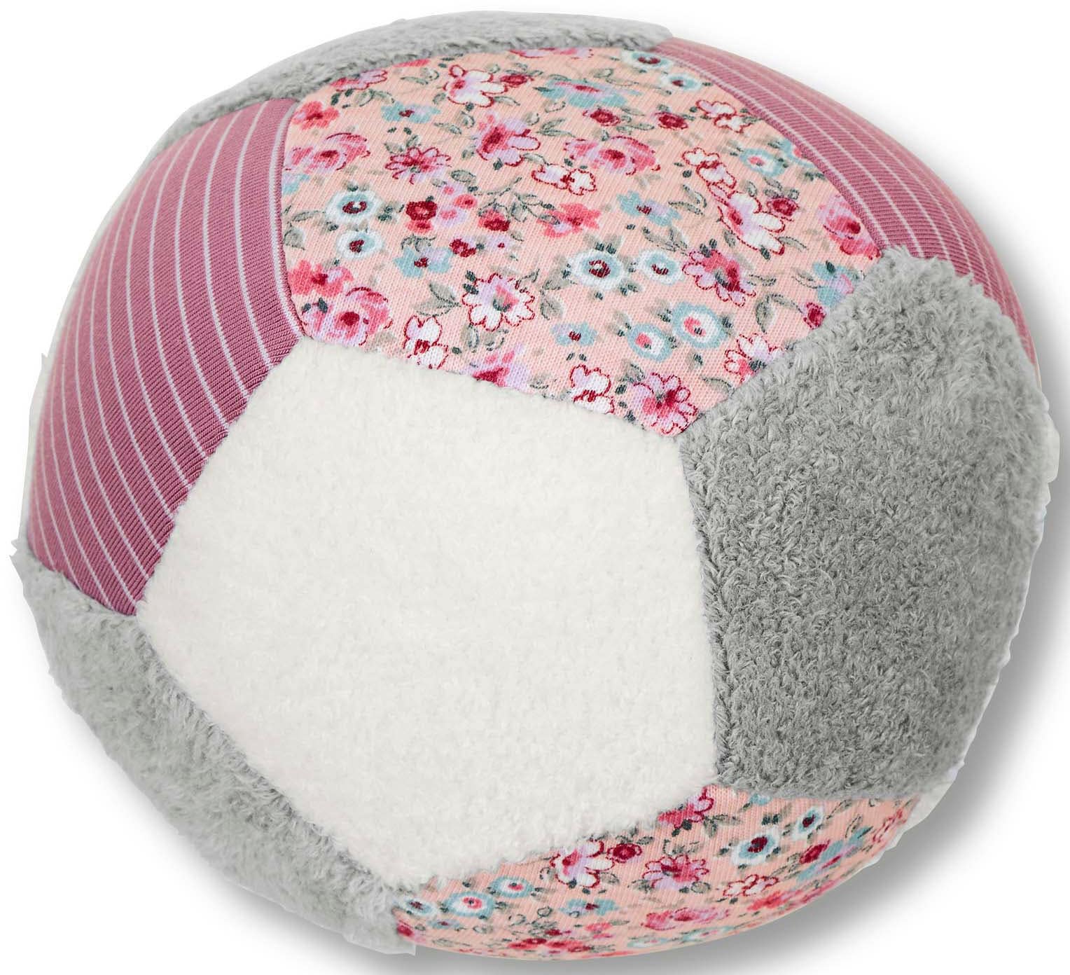 »Stoff, für Sterntaler® online Softball Babys bestellen rosa/grau«,