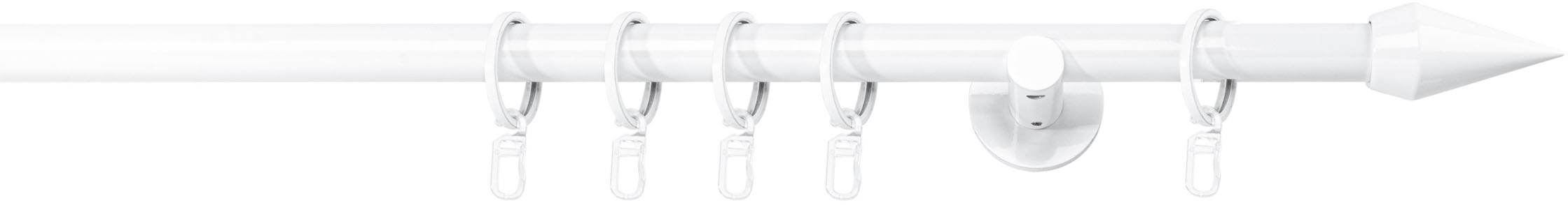 mydeco Gardinenstange »20mm Point Wandträger 6,5 cm«, 1 läufig-läufig, Fixmaß