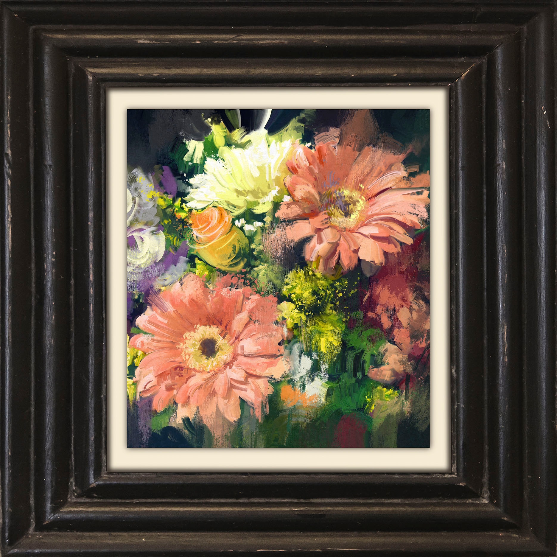 queence Leinwandbild »Blumen«, Kunst-Blumen-Blumenbilder-Stillleben-Garten- günstig online kaufen