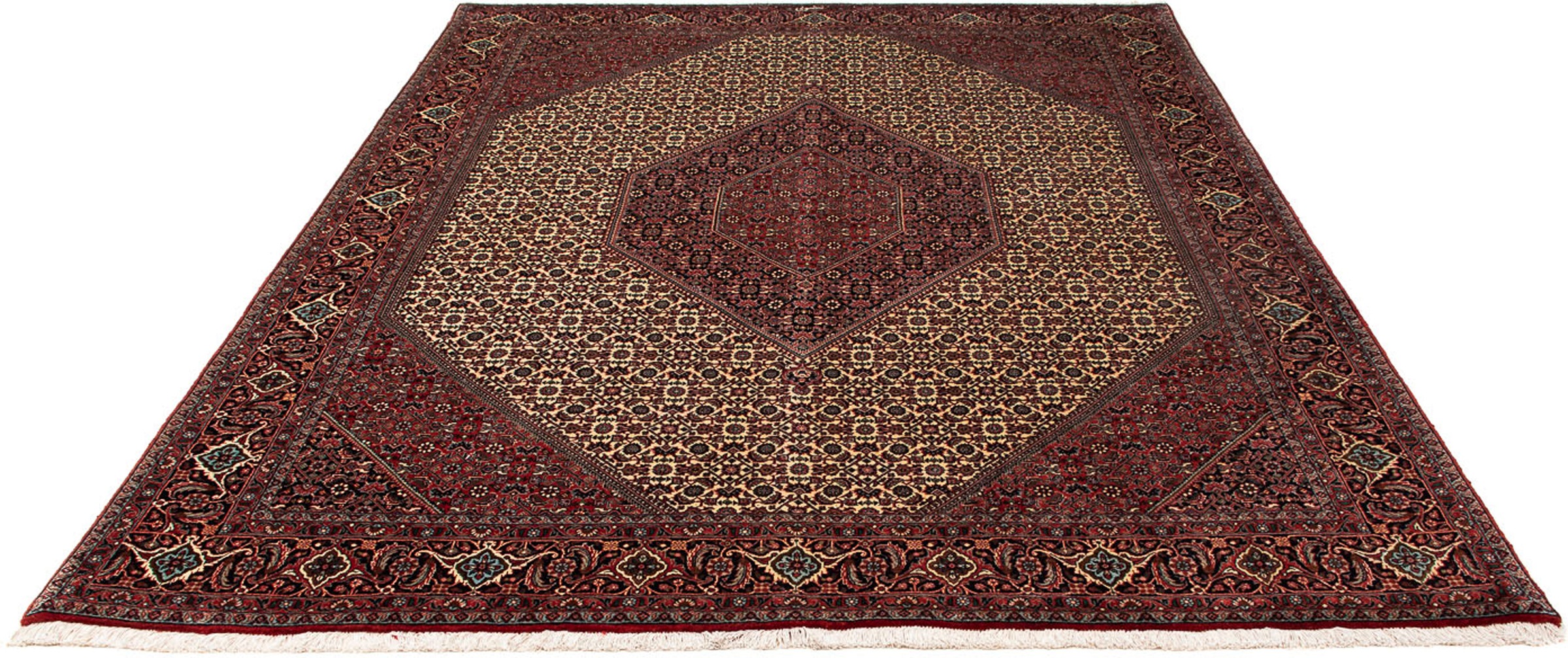 morgenland Orientteppich »Perser - Bidjar - 254 x 203 cm - dunkelrot«, rech günstig online kaufen