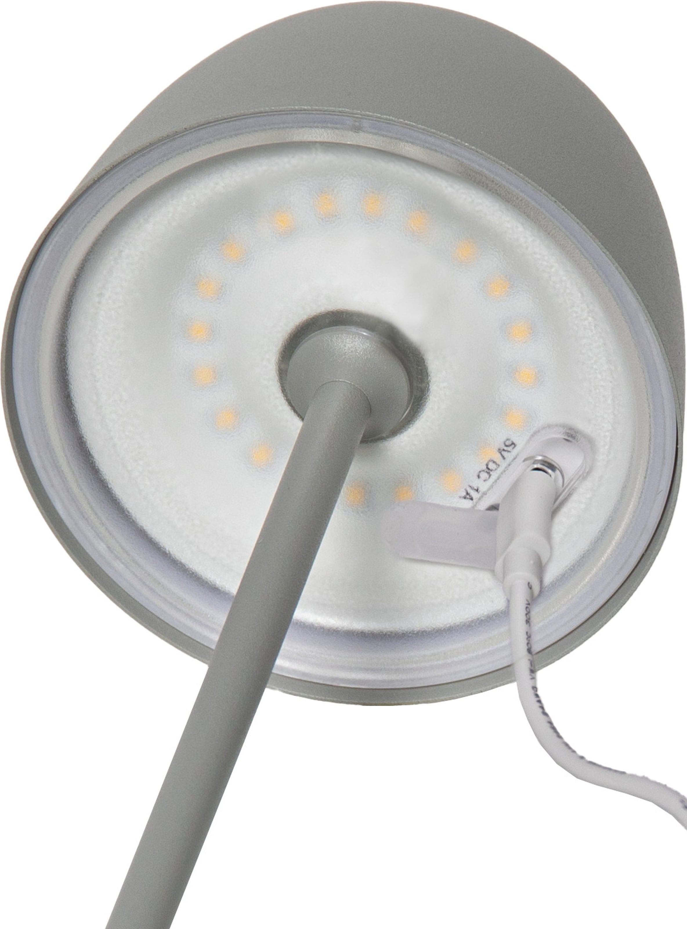 Parforce Traditional Hunting LED Tischleuchte »Tischlampe Ronda« LED-Board 1 Stk. Neutralweiß Akku-Tischleuchte, Touch-Dimmer, USB-C-Ladekabel, für innen und außen