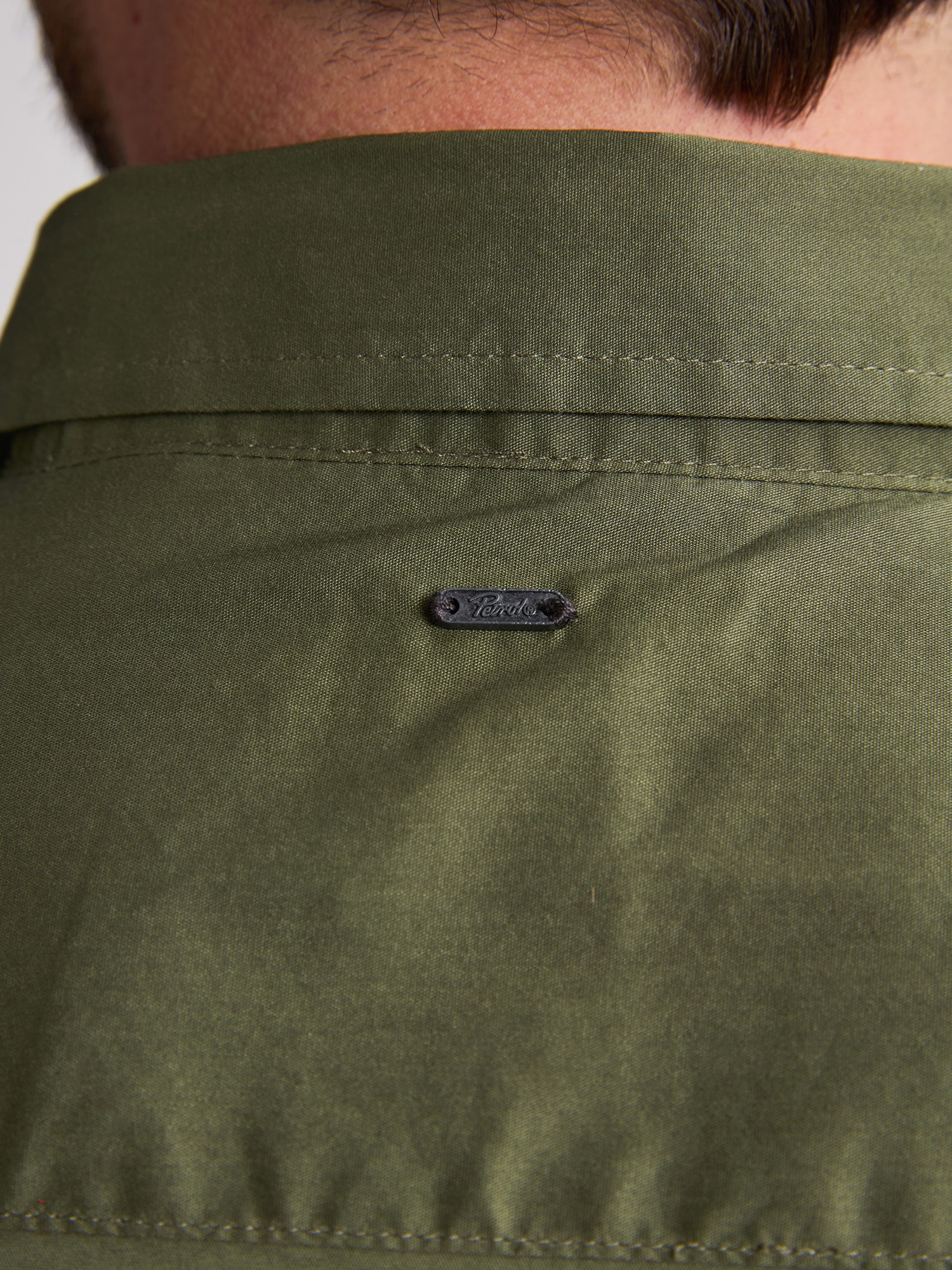 Petrol Industries Langarmshirt, mit Button-Down Kragen