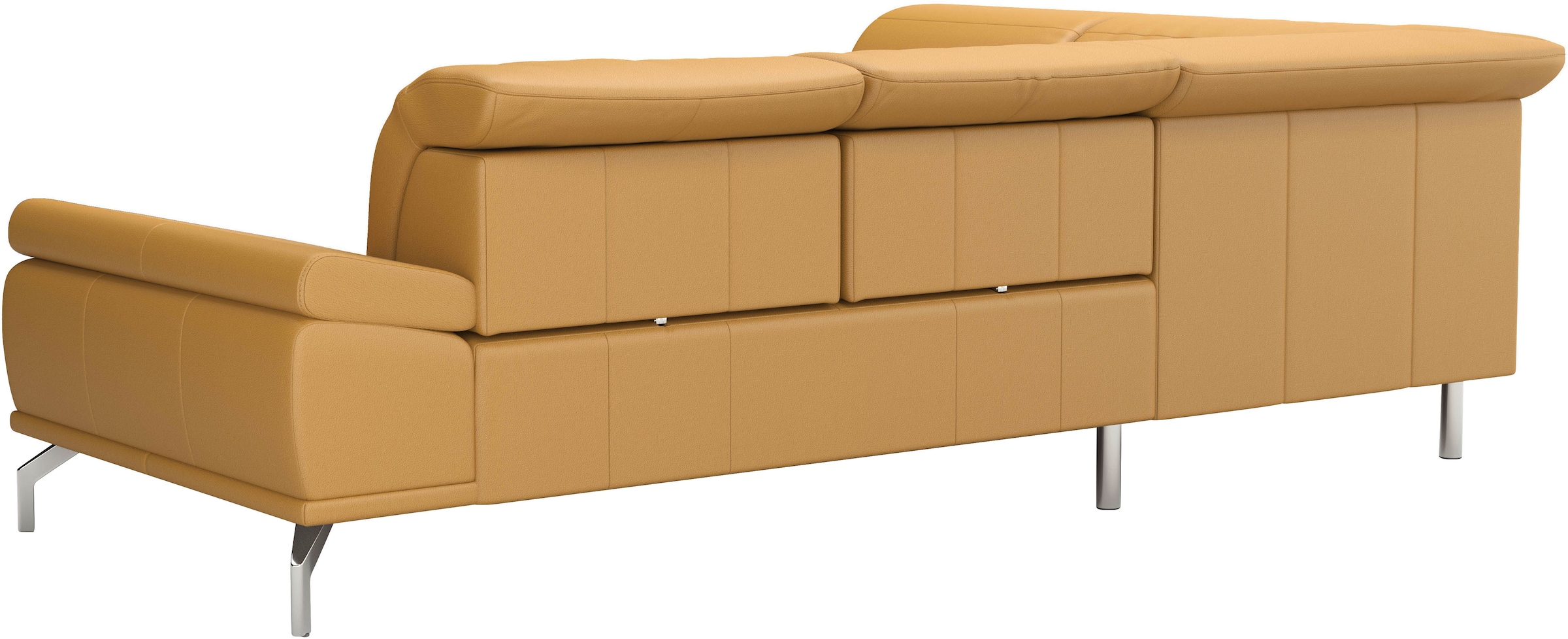 Places of Style Ecksofa »Caluna«, Inkl.Sitztiefenverstellung, wahlweise mit Kopf- und Armteilverstellung
