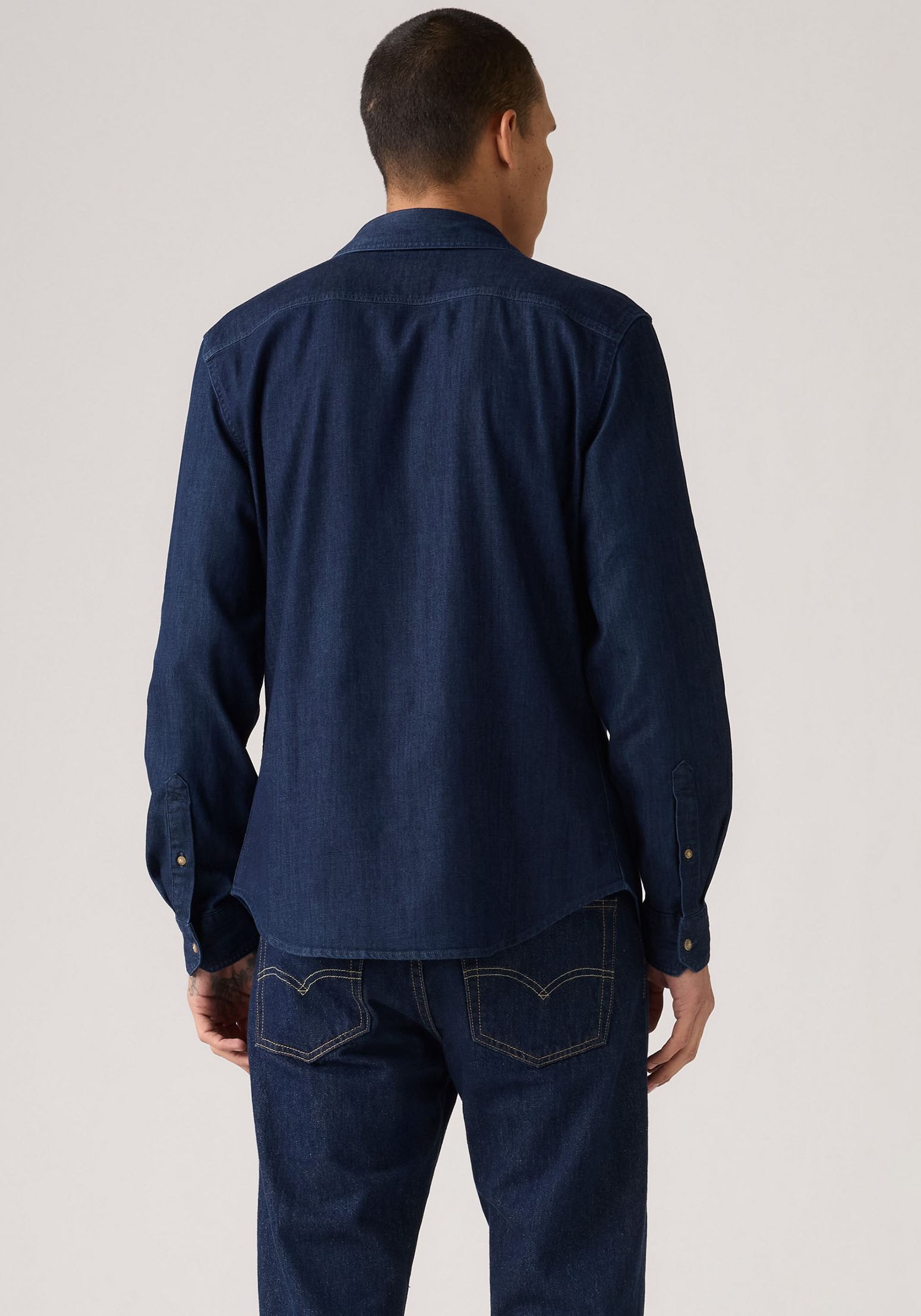 Levi's® Jeanshemd »LS BATTERY HM SHIRT SLIM« aus pflegeleichtem Baumwollmix