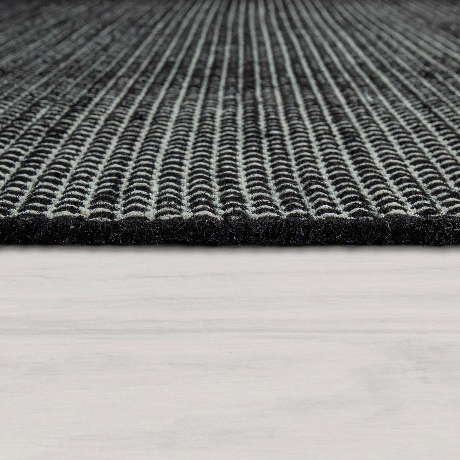 Paco Home Wollteppich »Kasko 300«, rechteckig, 12 mm Höhe, Handweb, Flachgewebe, reine Wolle, handgewebt, hochwertig verarbeitet