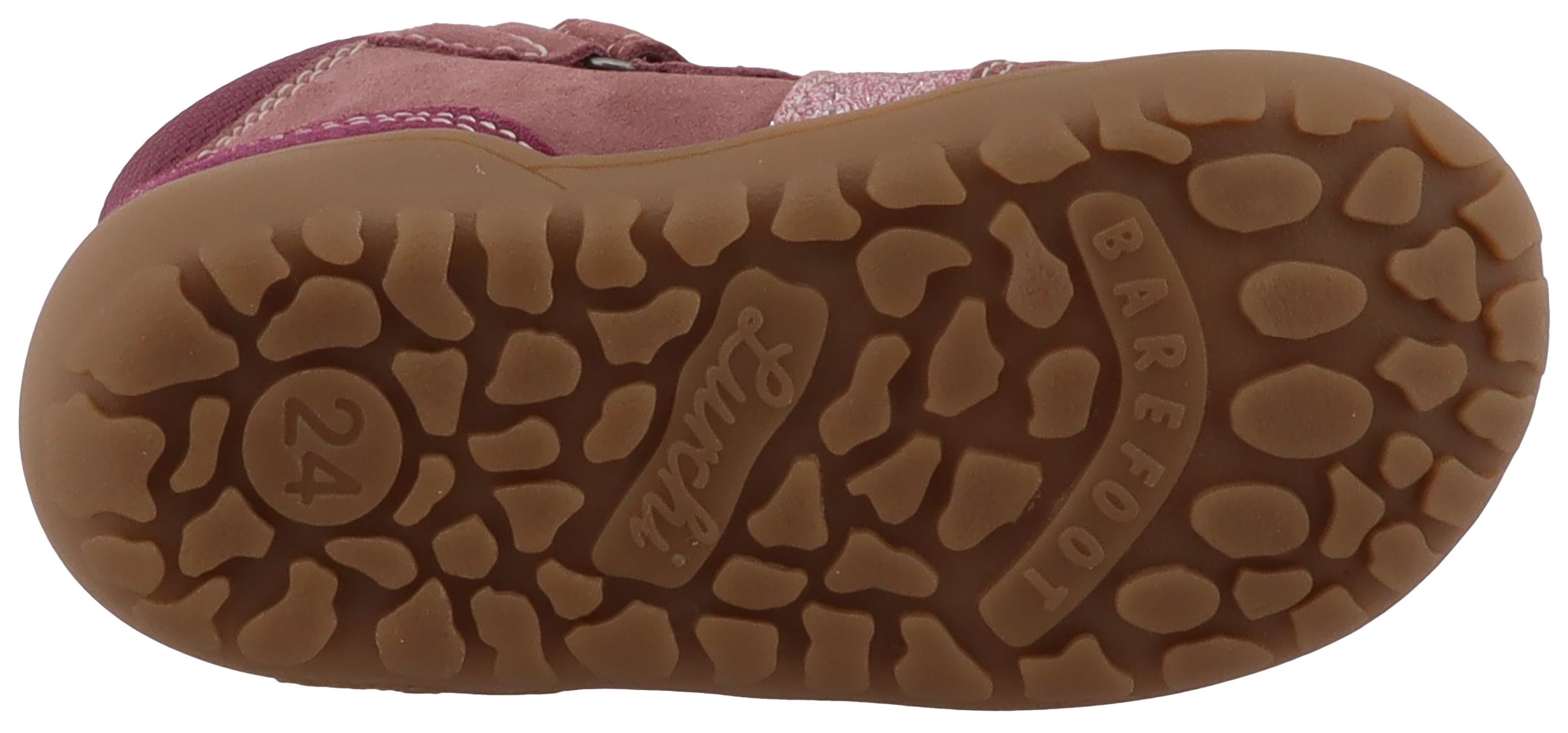 Lurchi Barfußschuh »Jikki Barefoot-TEX«  Winterboots mit Glitzer-Stern, Größenschablone zum Download