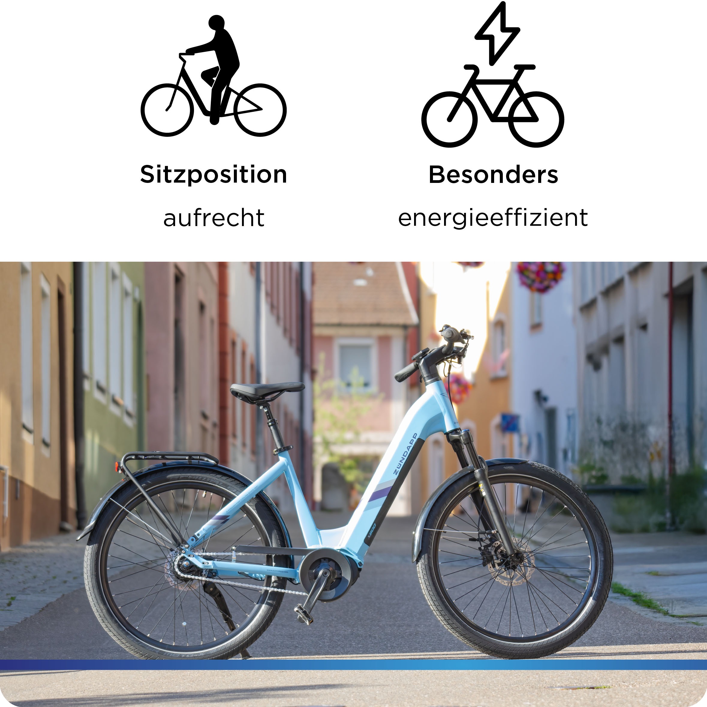 Zündapp »X800« 7 Gang Nabenschaltung Mittelmotor 250 W Pedelec, Elektrofahrrad für Damen und Herren