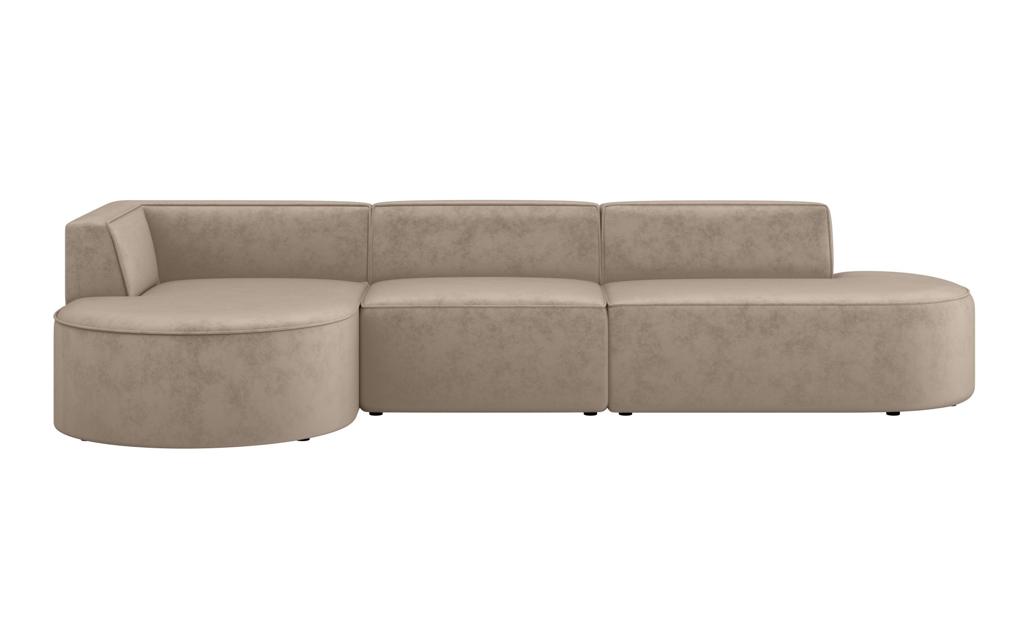 OTTO home Ecksofa »EIVIND Designer Sofa mit Ottomane rechts/links, B/T/H: 3 günstig online kaufen