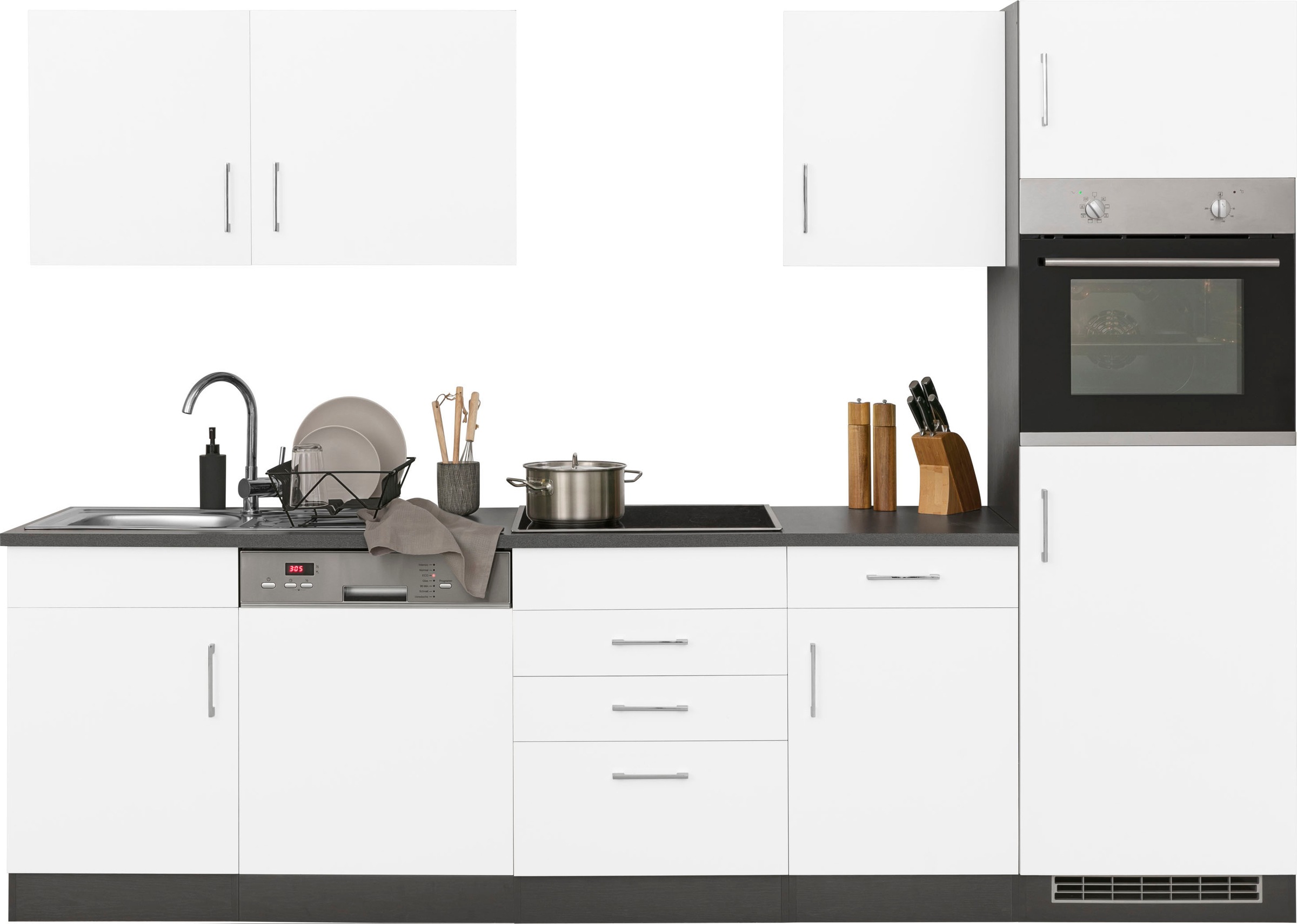 KOCHSTATION Küchenzeile »KS-Paris – Küchen mit einzigartigen Fotomotiven au günstig online kaufen