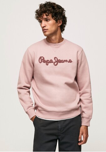 Pepe Jeans Sweatshirt »RYAN CREW«, mit Logo-Stickerei kaufen