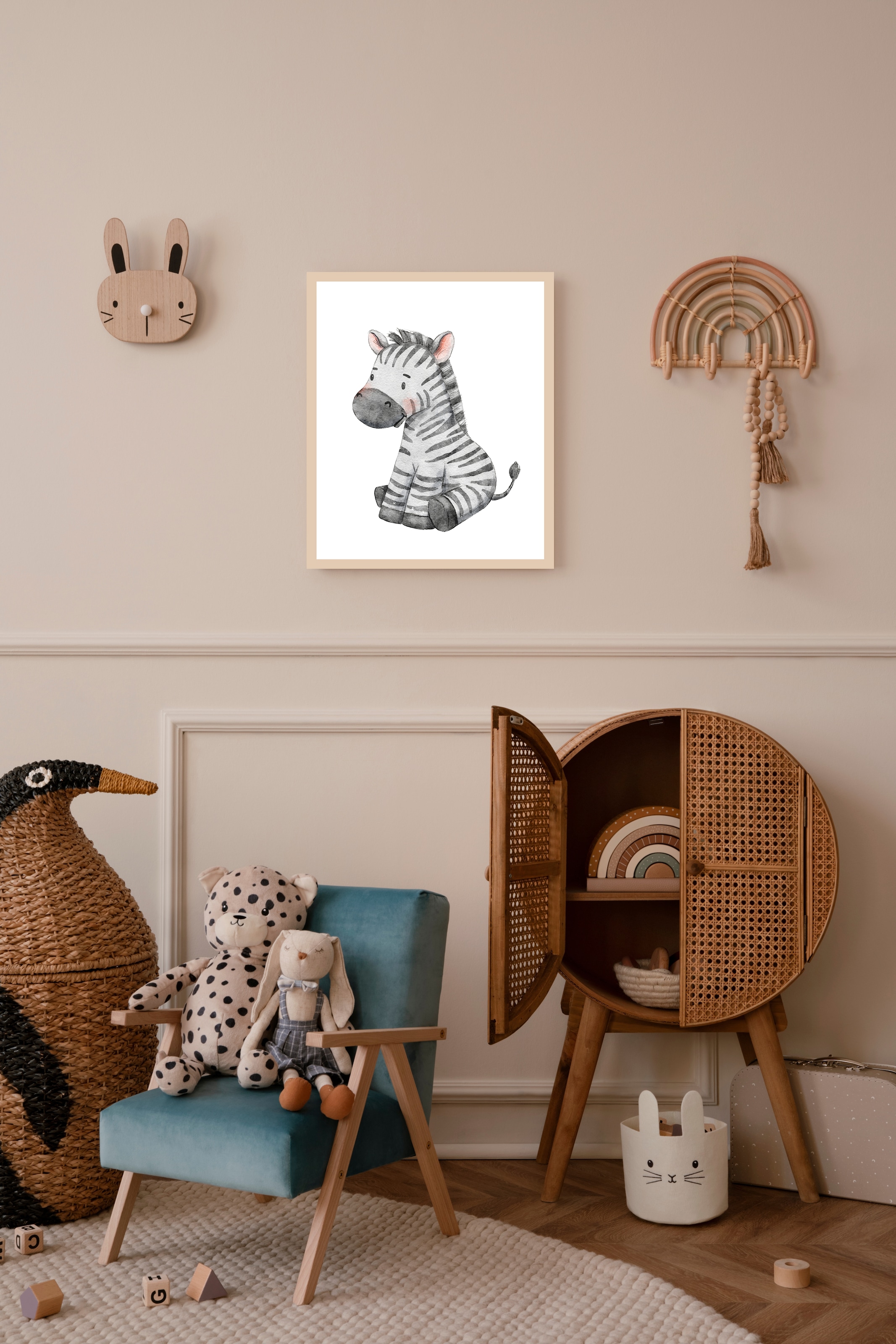 Lüttenhütt Poster »Zebra«, Fantasy-Tiere-Zebra Bilder, (1 St.), HD Premium günstig online kaufen