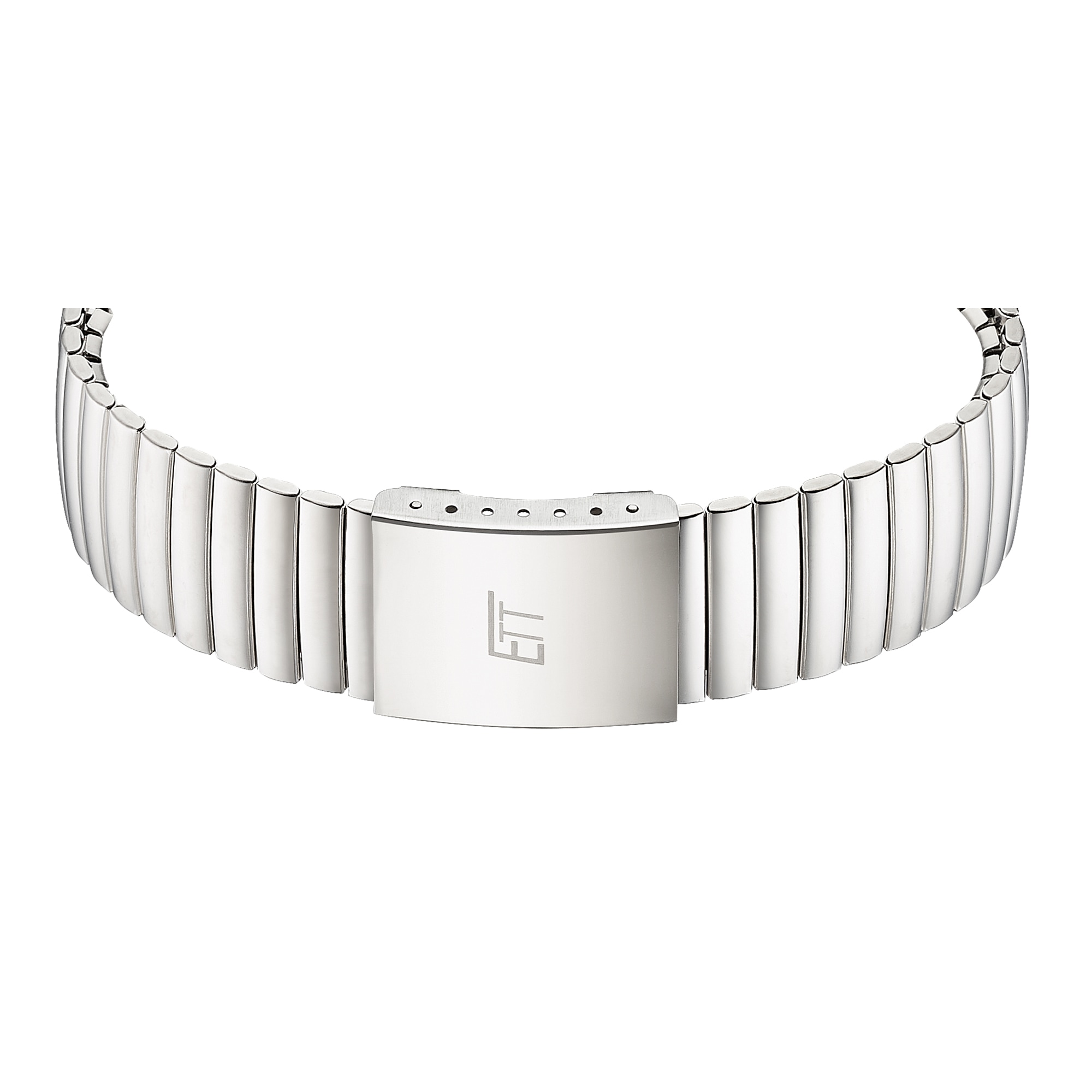 ETT Funkuhr »Gobi«, Armbanduhr, Solar, Herrenuhr, Edelstahlarmband, analog, digital