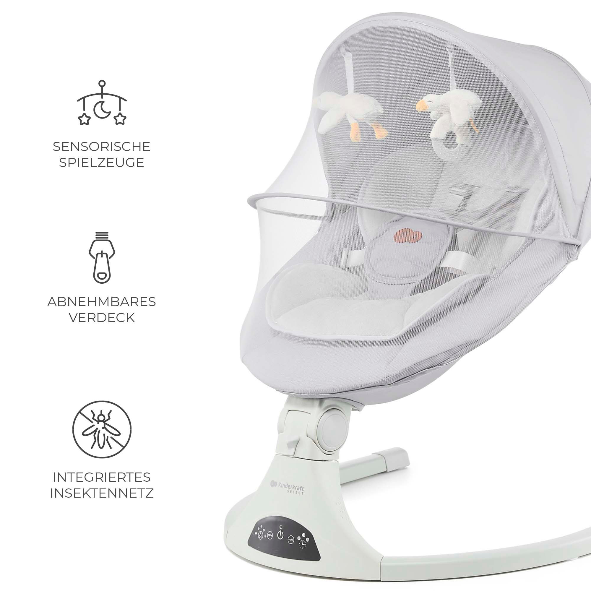 Kinderkraft Babywippe »TULSY« mit Soundeffekt