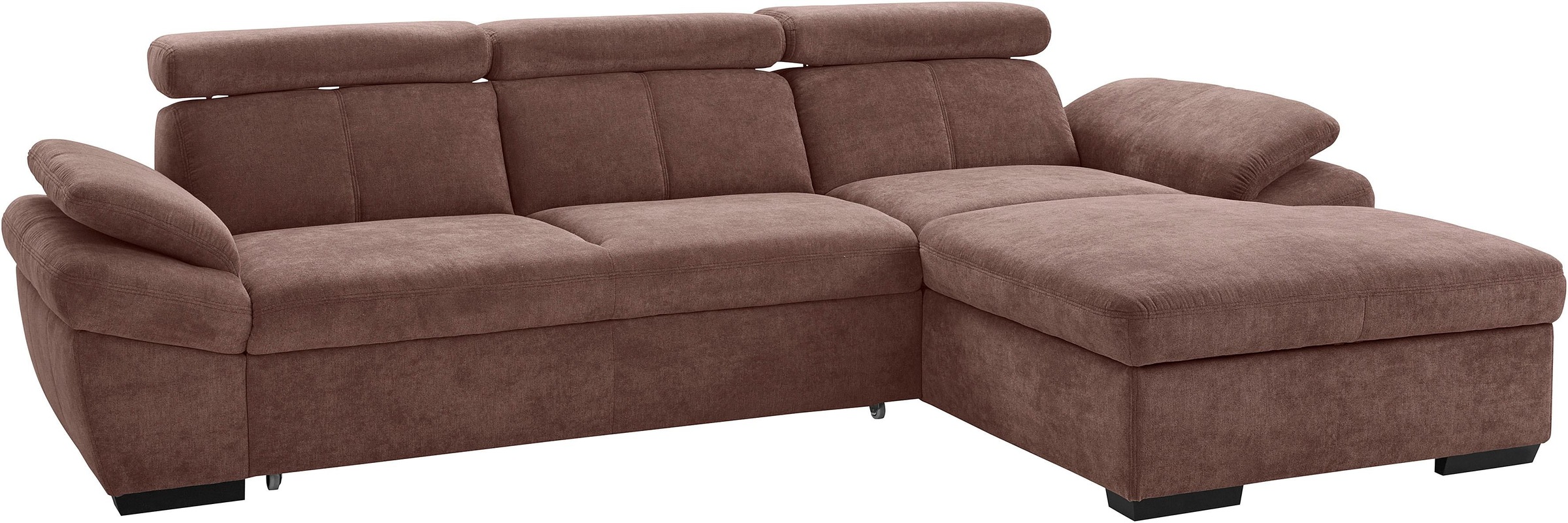 exxpo - sofa fashion Ecksofa »Salerno, inkl. Kopf- und Armteilverstellung, günstig online kaufen