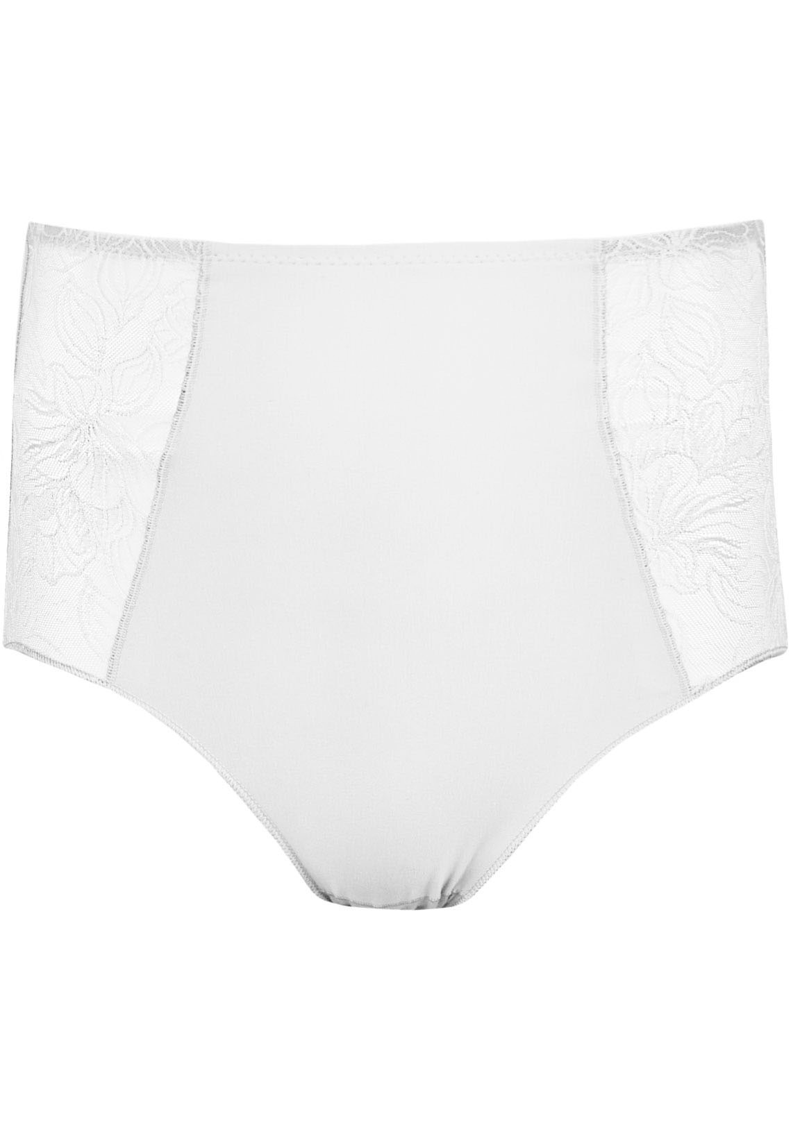 Nina Von C. High-Waist-Slip »"Cotton Shape"«, (2er Pack), mit seitlich eingesetztem Spitzen-Tüll