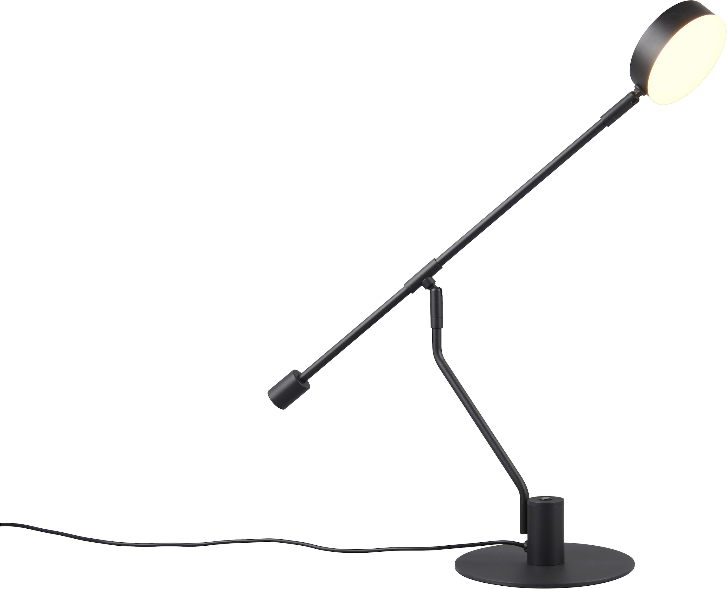 TRIO Leuchten LED Schreibtischlampe »MANDURO, LED Tischleuchte Leseleuchte 6W 560 Lumen CCT dimmbar« LED-Board 1 Stk. Farbwechsler 2700-6500K warmweiß bis kaltweiß und per Touch stufenlos dimmbar