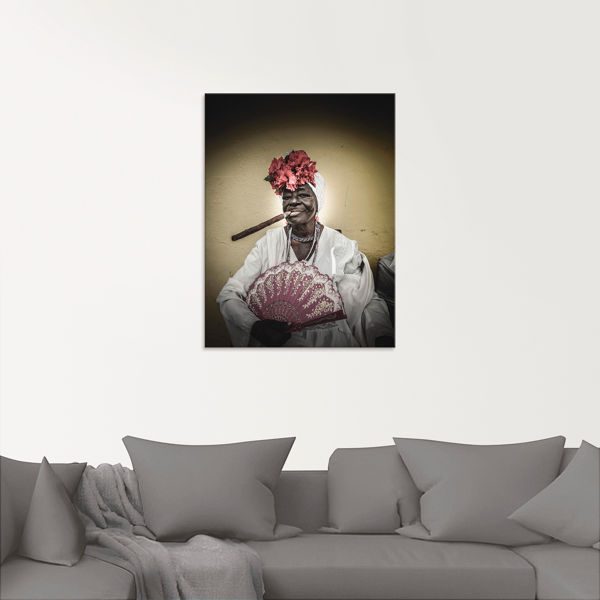 Artland Glasbild »Havanna«, Frau, (1 St.), in verschiedenen Größen