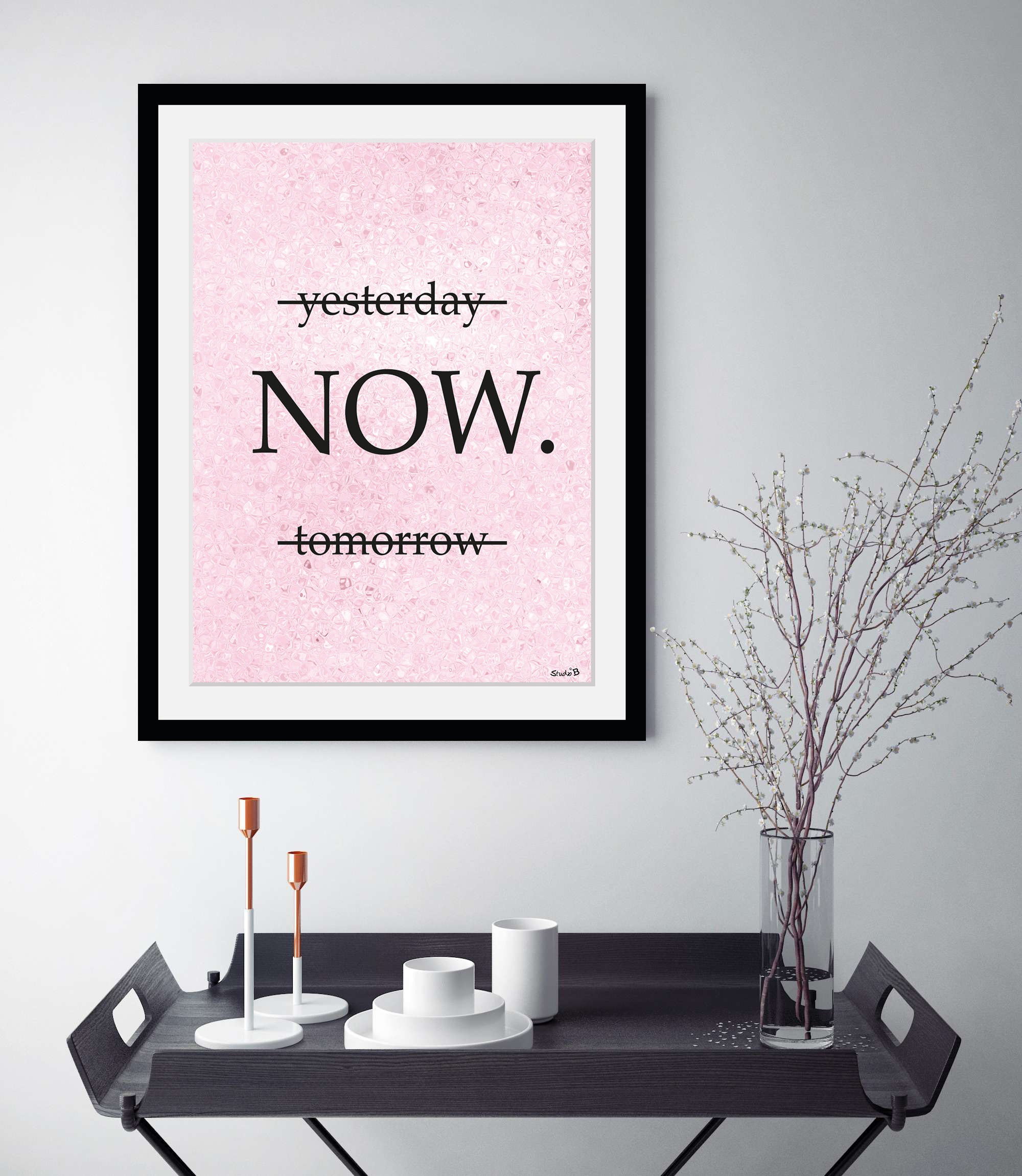queence Bild »NOW.«, Sprüche & Texte-Schriftzug-Sprüche & Texte-Motivations günstig online kaufen