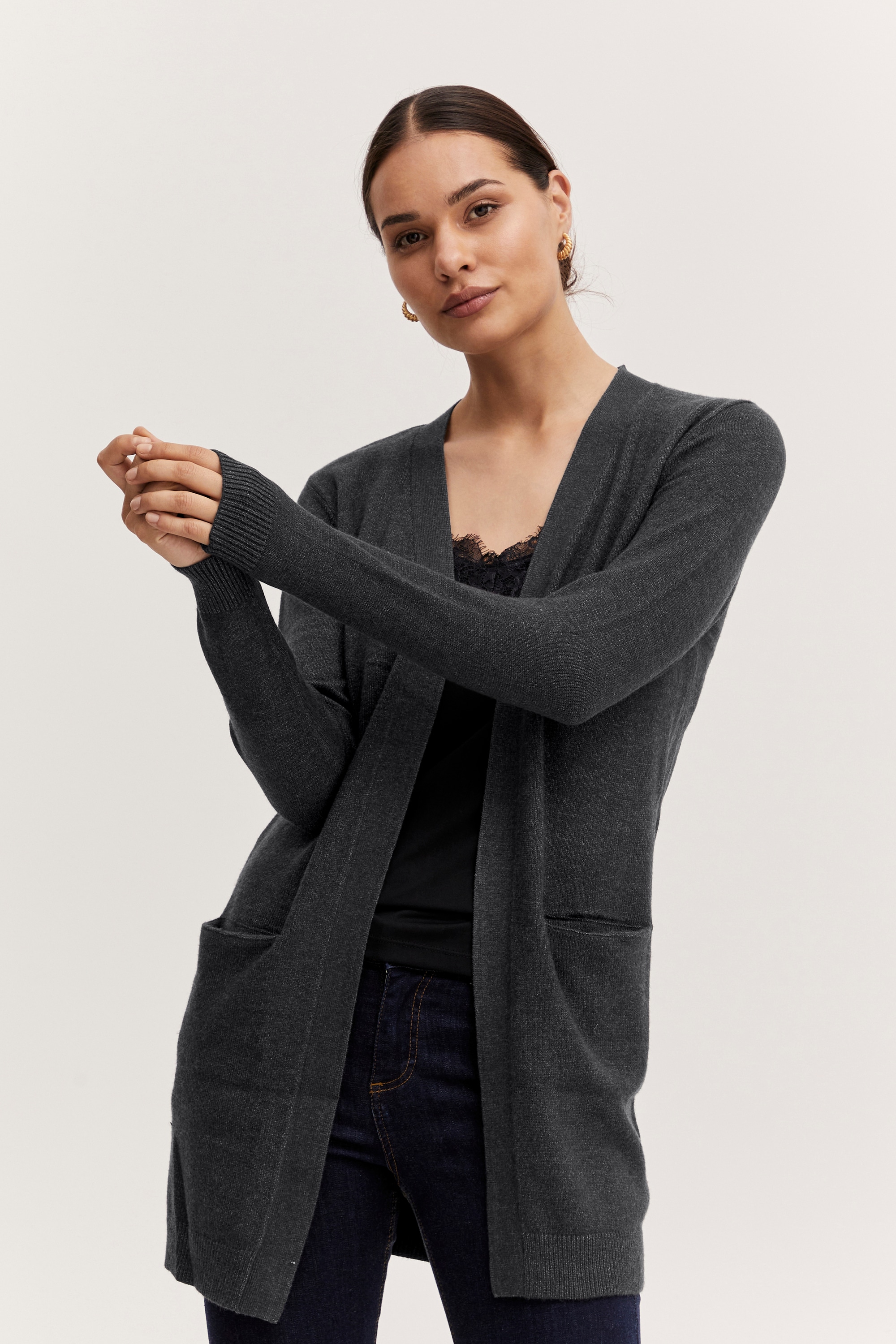 b.young Strickjacke »Langarm BYNONINA«