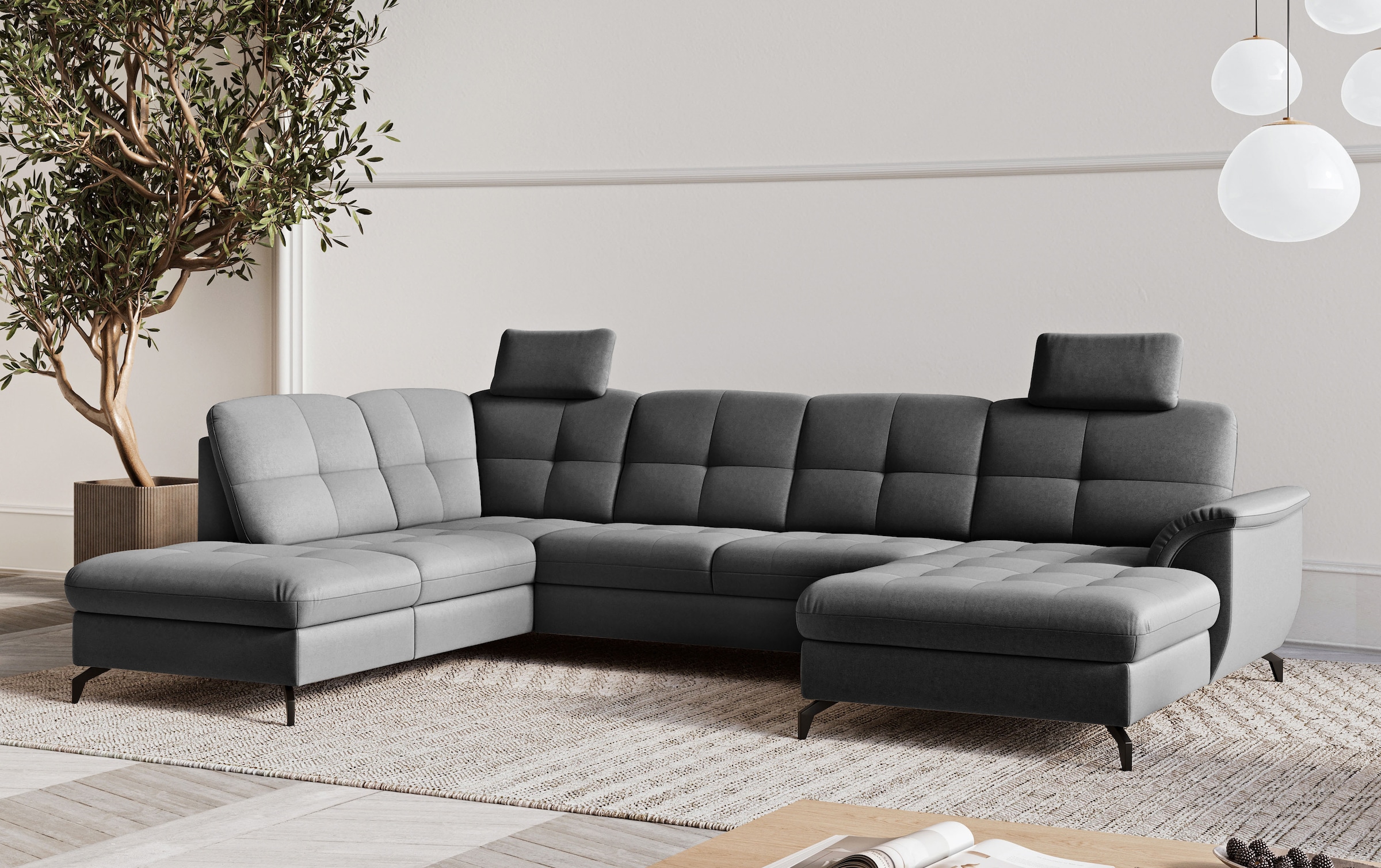 sit&more Wohnlandschaft »Zora« wahlweise mit Bettfunktion und Bettkasten günstig online kaufen